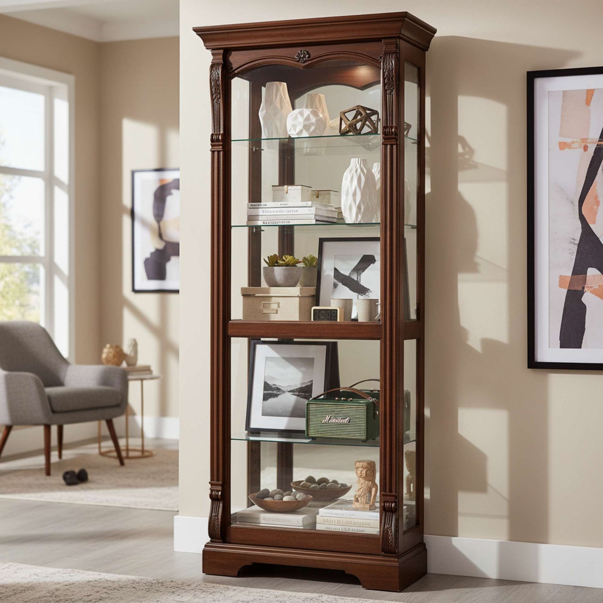 Bernadette Curio Cabinet