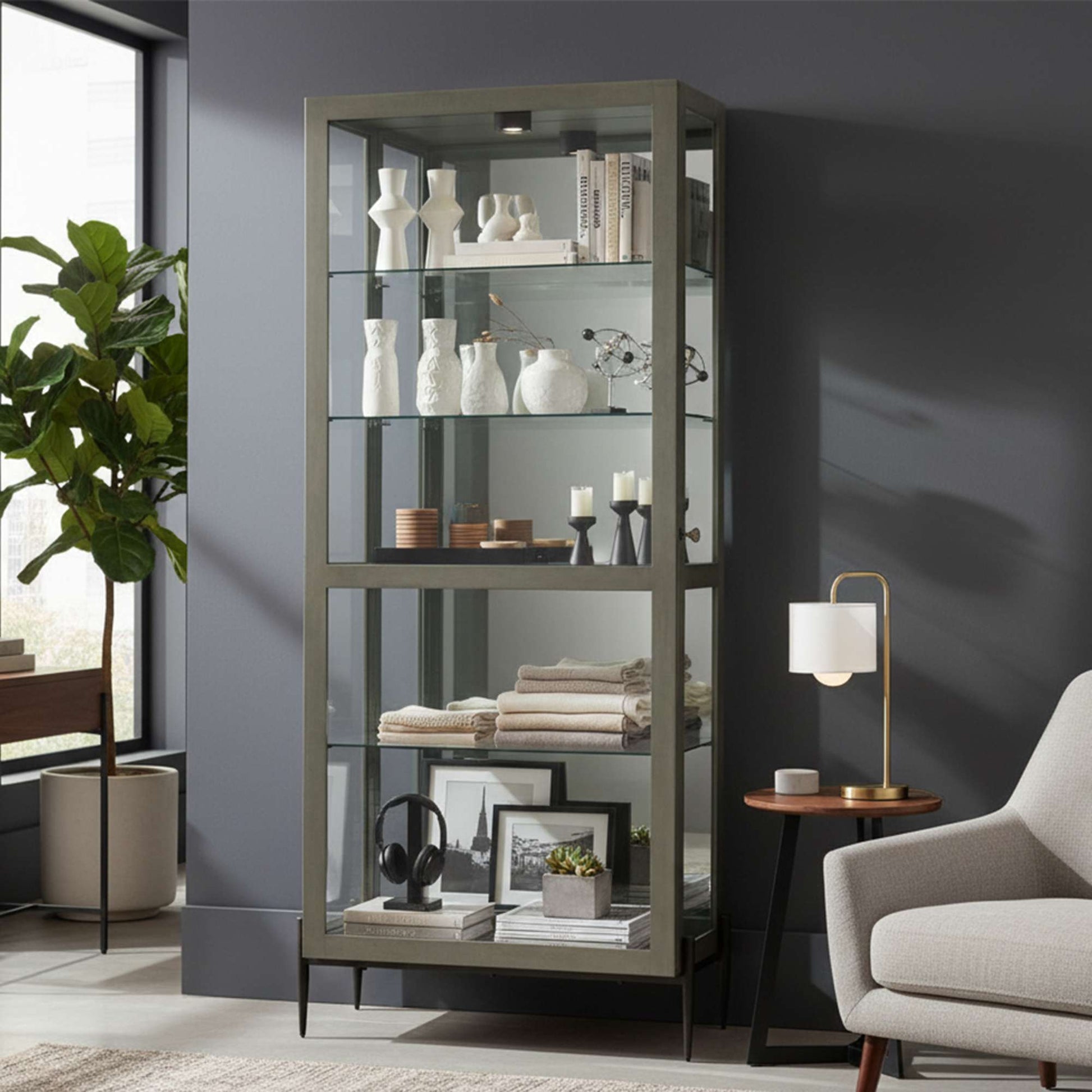 Ansel II Curio Cabinet