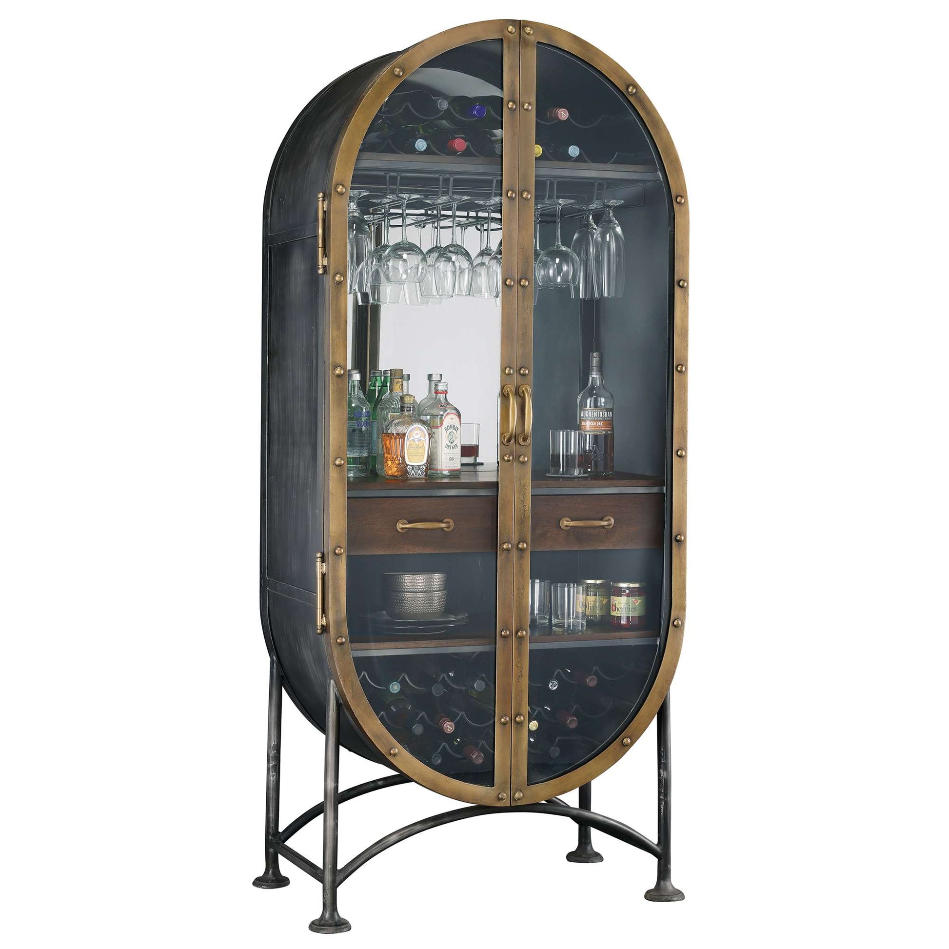 Boilermaker Wine & Bar Cabinet