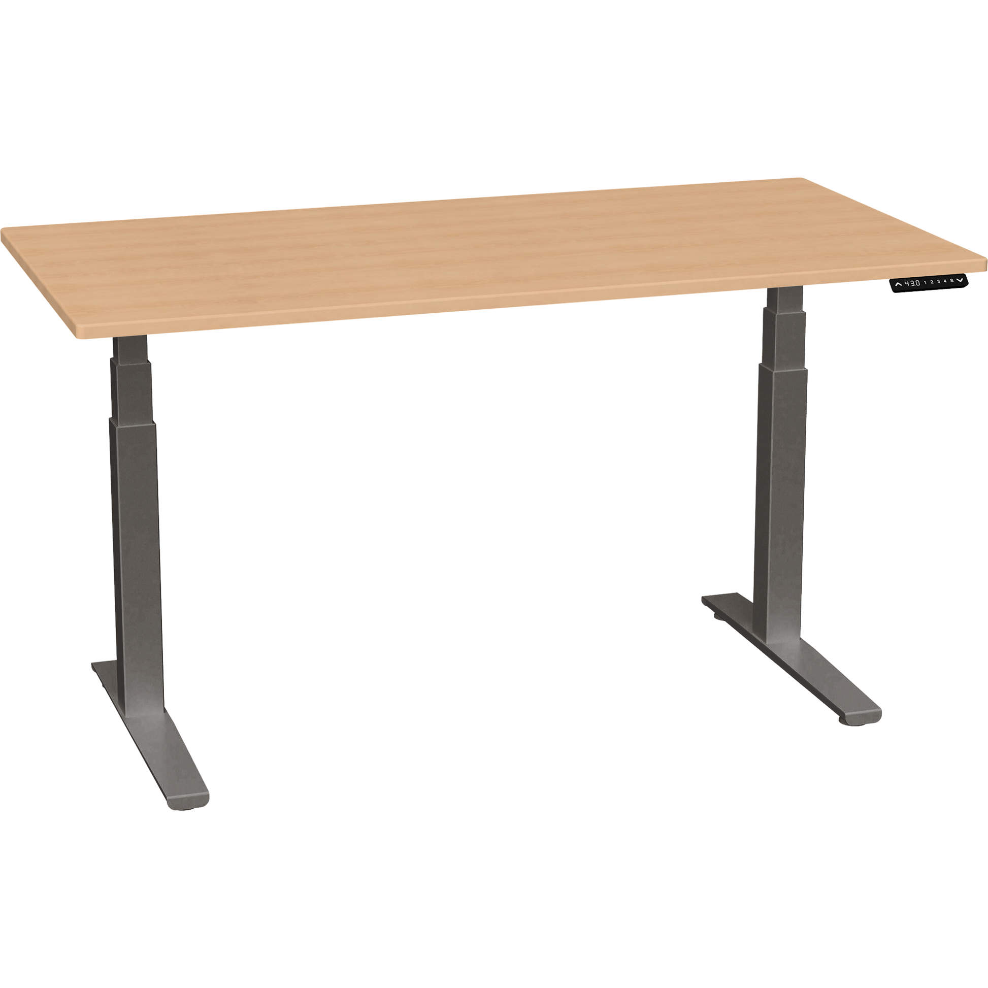 Bureau haut de gamme SmartMoves de 60 po et base réglable en hauteur