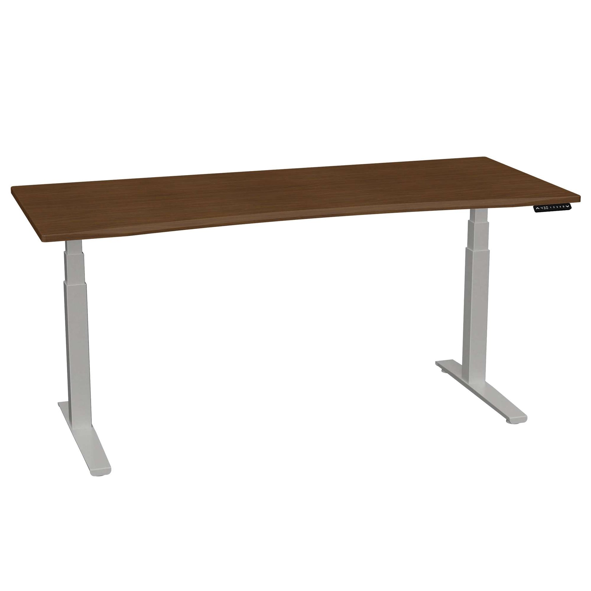 Bureau haut de gamme SmartMoves de 72 po et base réglable en hauteur