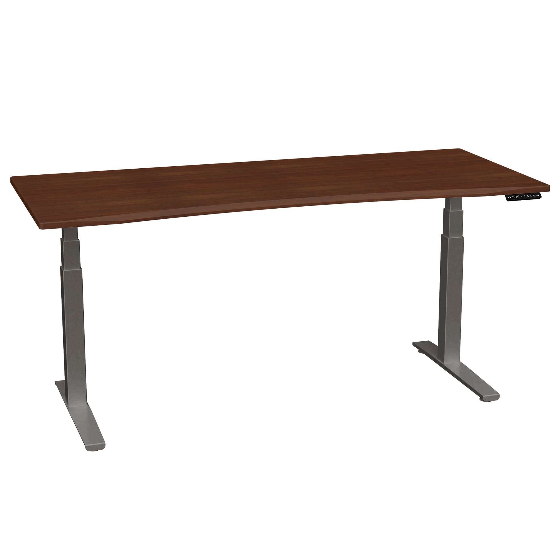 Bureau haut de gamme SmartMoves de 72 po et base réglable en hauteur