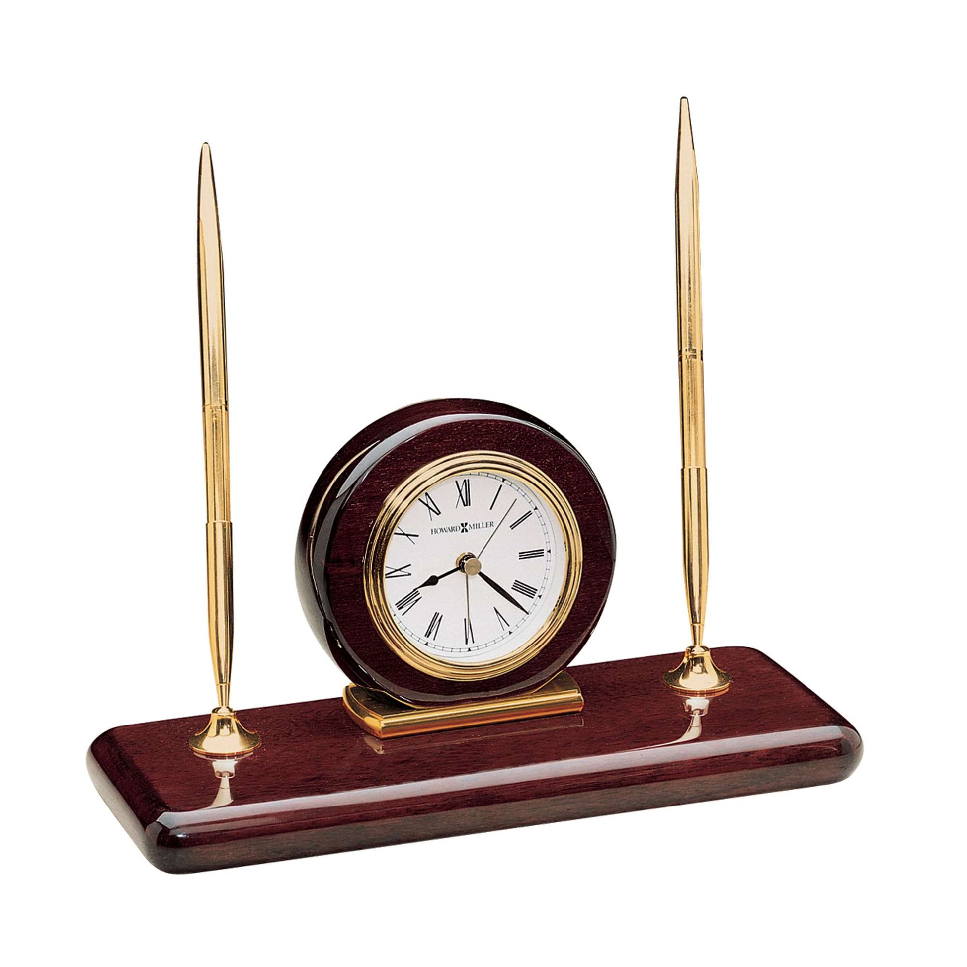 Horloge de table en palissandre