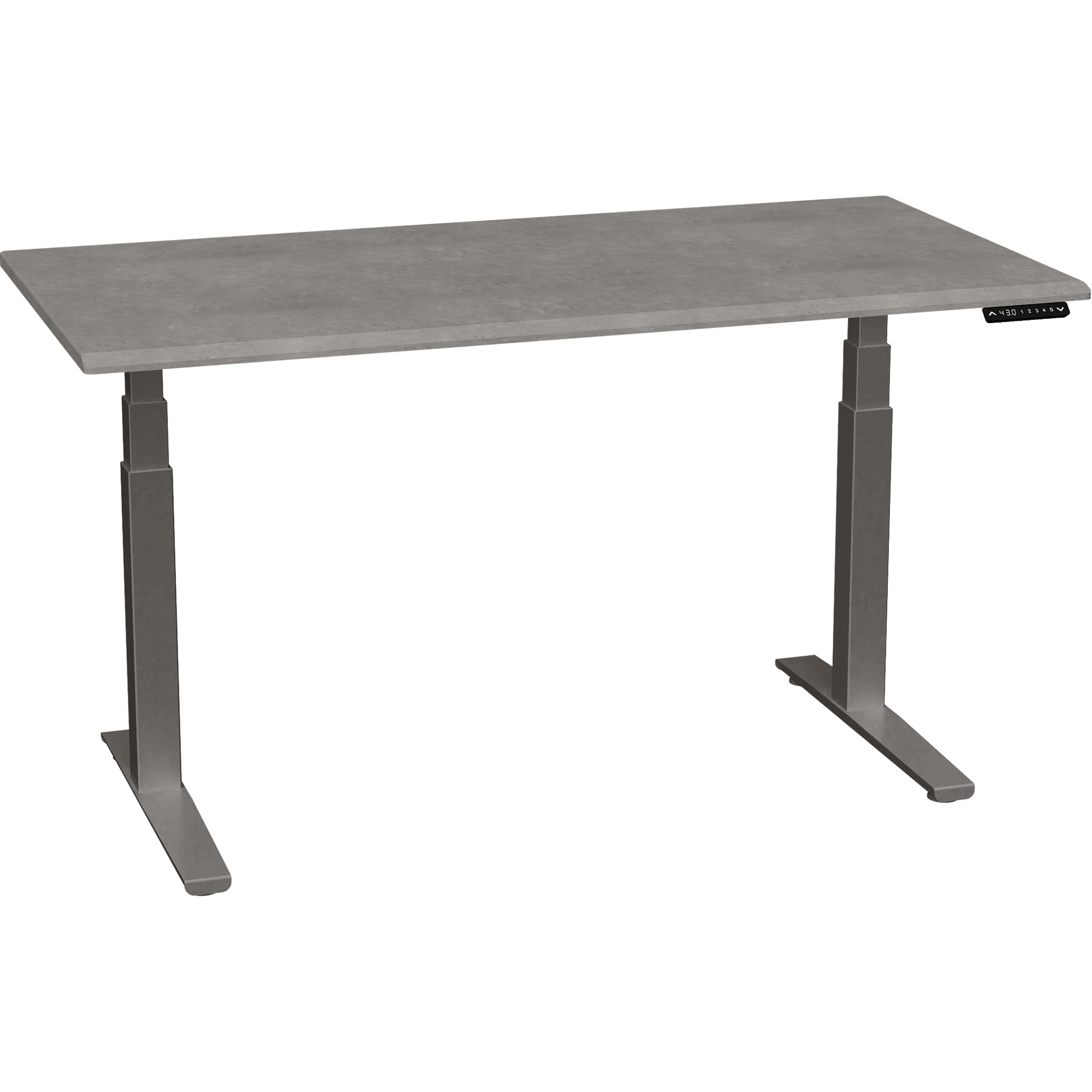 Bureau haut de gamme SmartMoves de 60 po et base réglable en hauteur