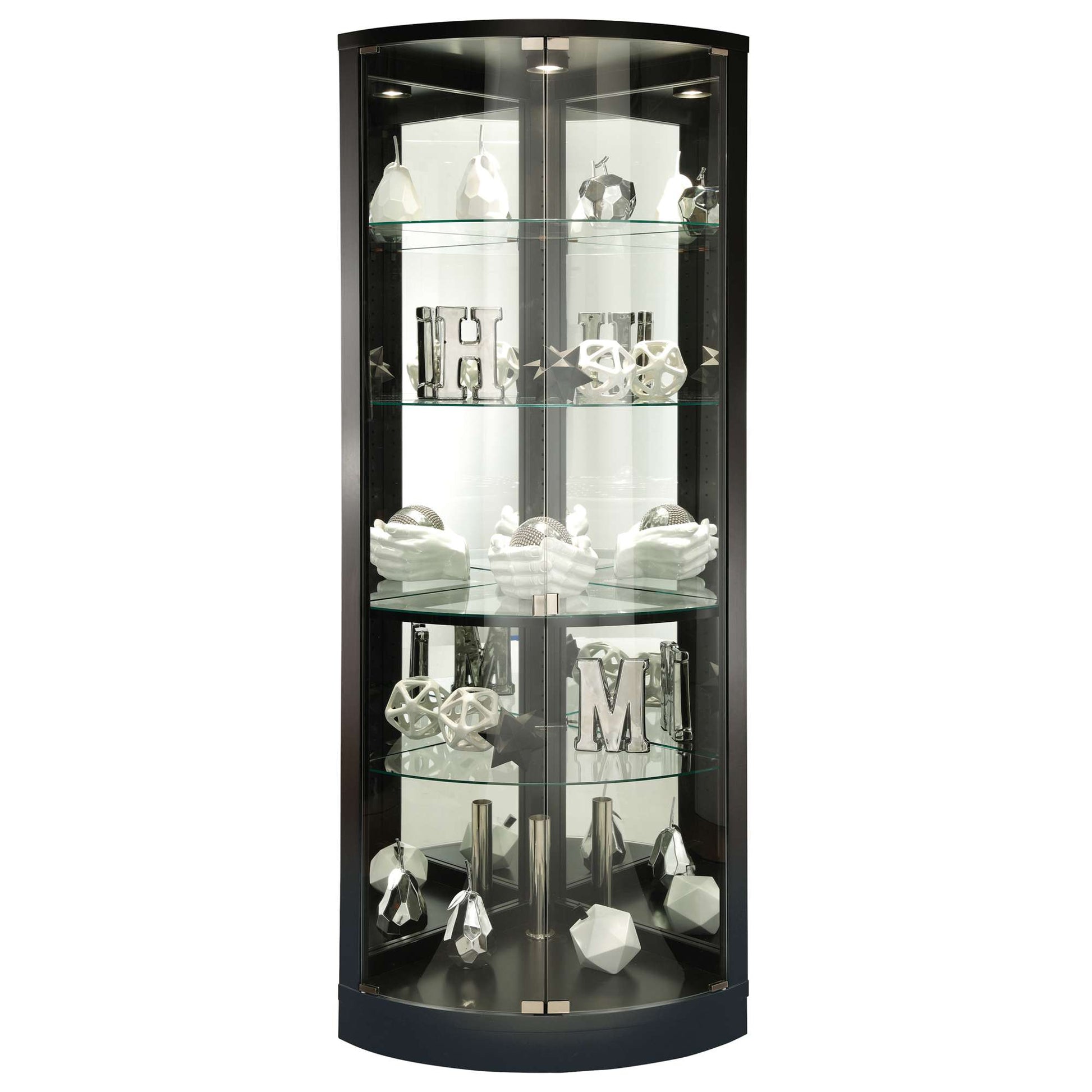 Jaime Corner Curio Cabinet
