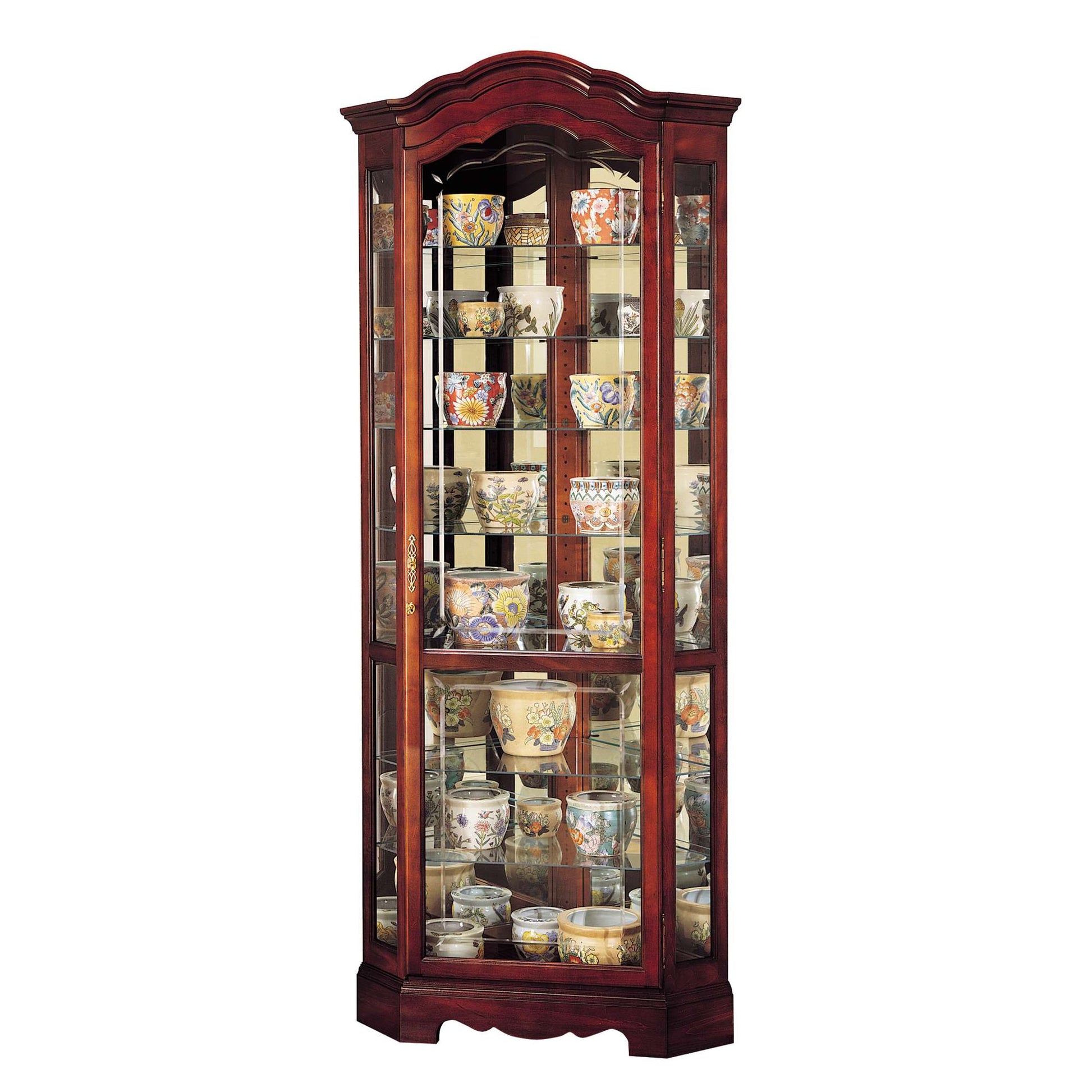 Jamestown Corner Curio Cabinet