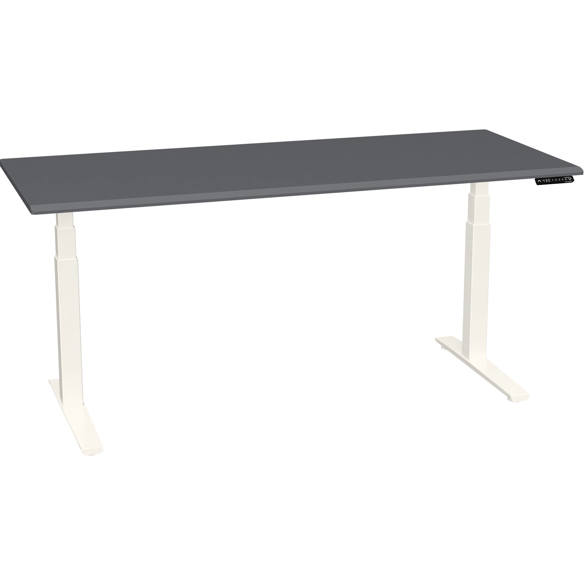 Bureau haut de gamme SmartMoves de 72 po et base réglable en hauteur