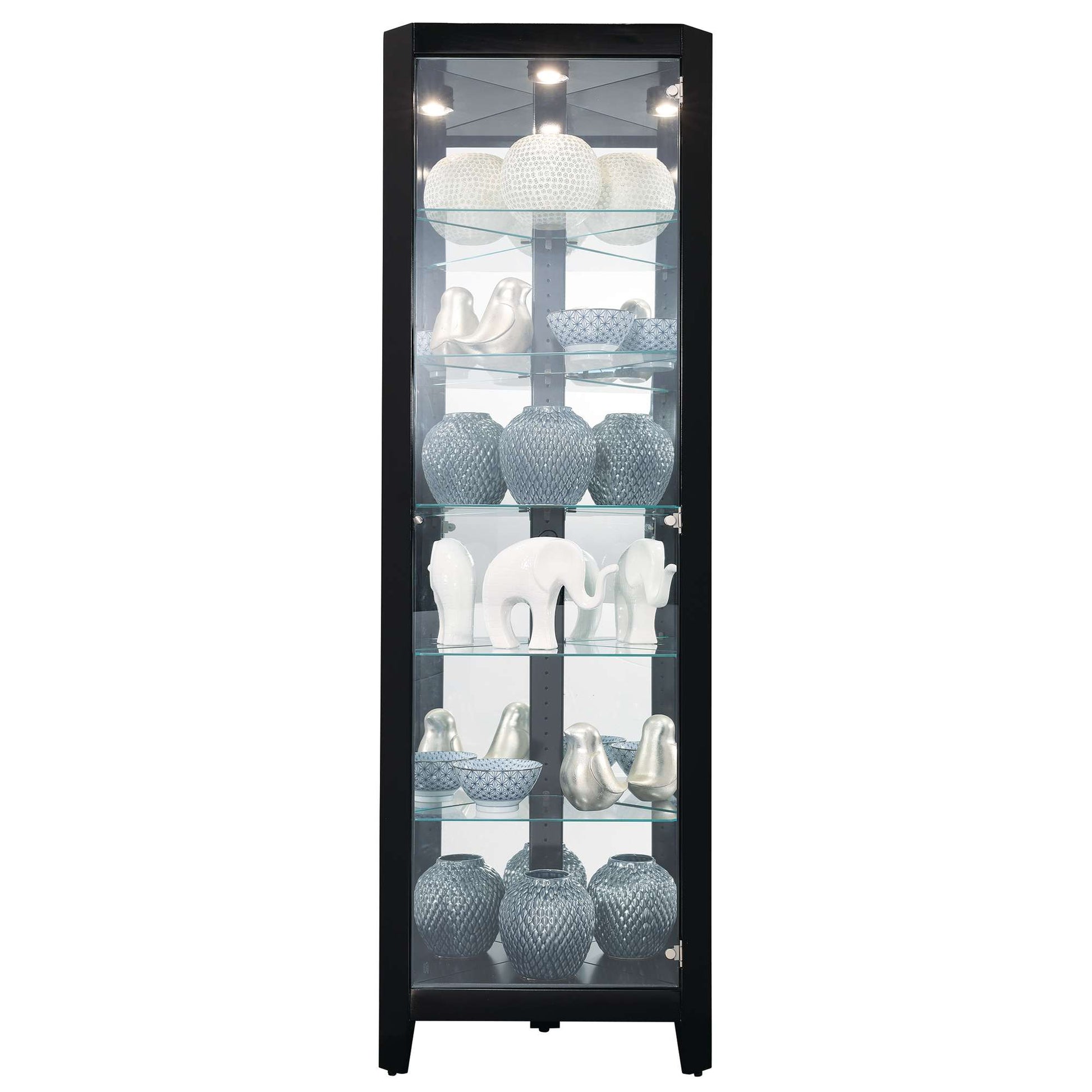 Tamsin III Corner Curio Cabinet