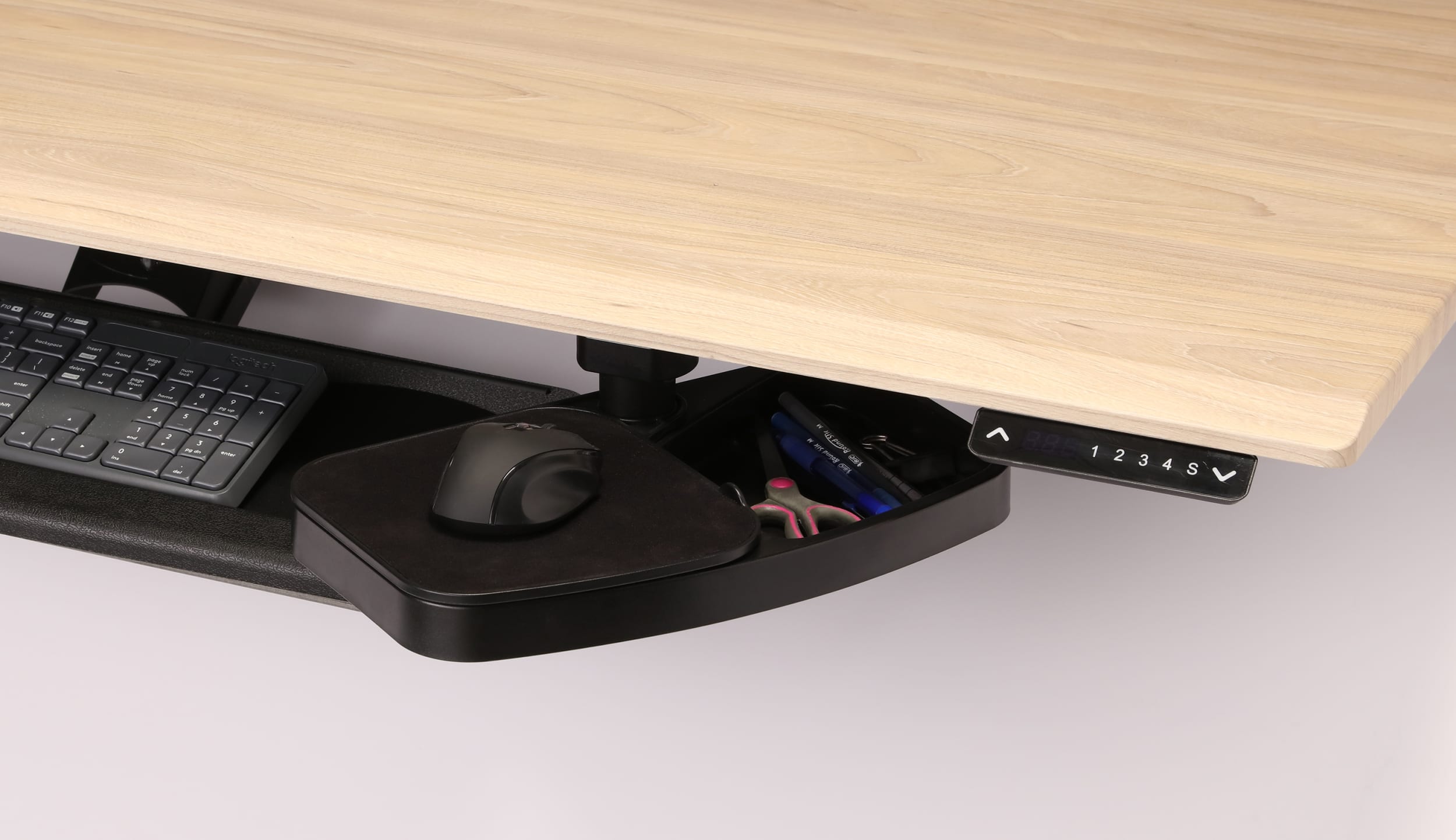 991028 Undermount Mousepad Shelf