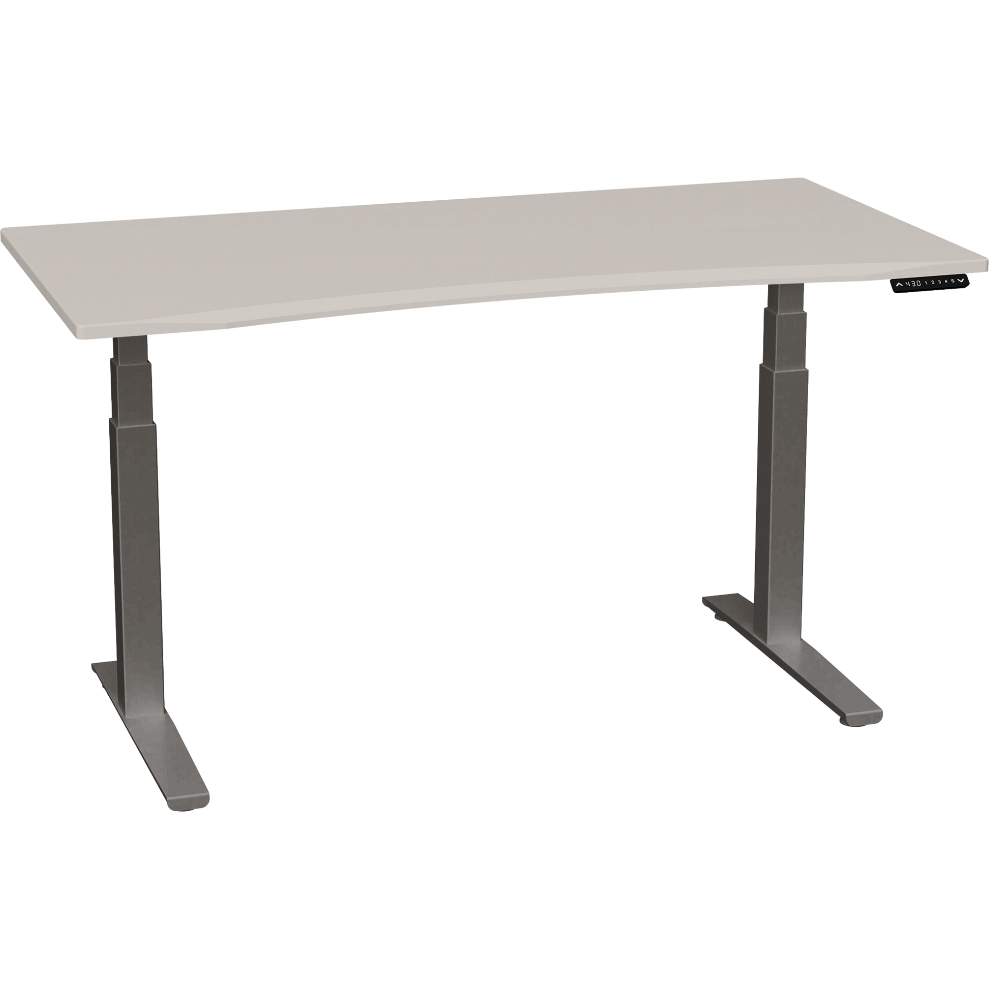 SmartMoves 60 in. Desk and Adjustable Height Base