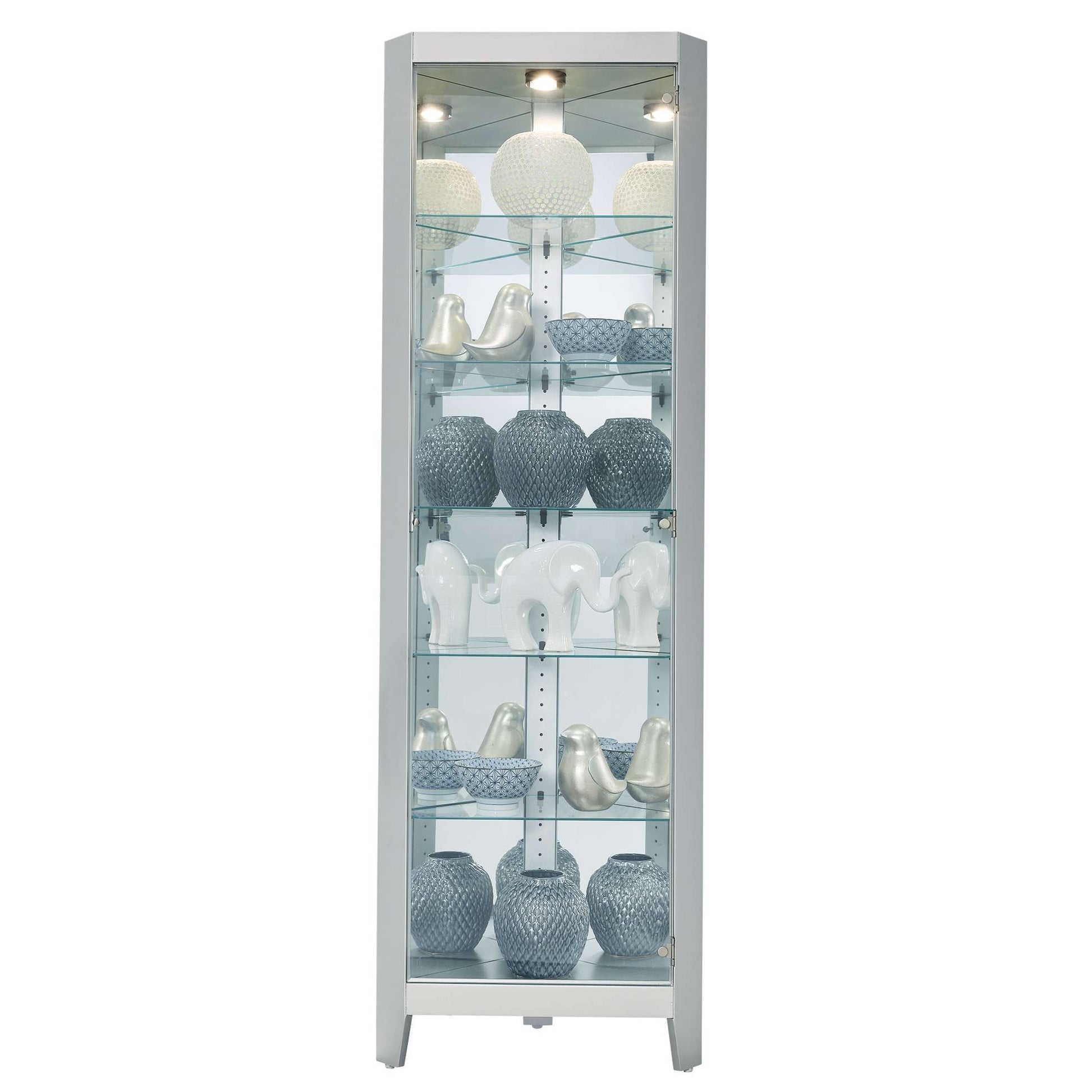 Tamsin II Corner Curio Cabinet
