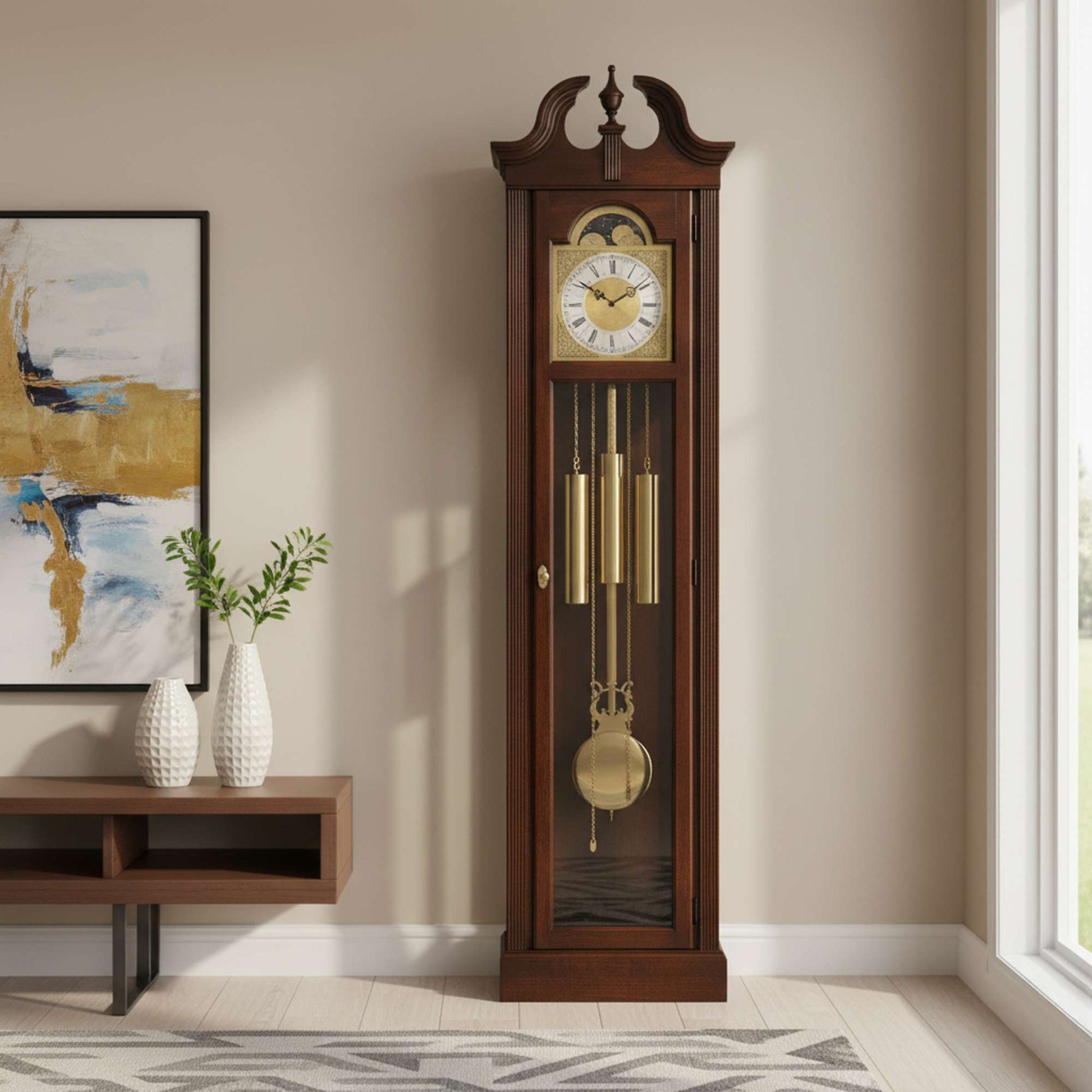 Horloge de parquet du château