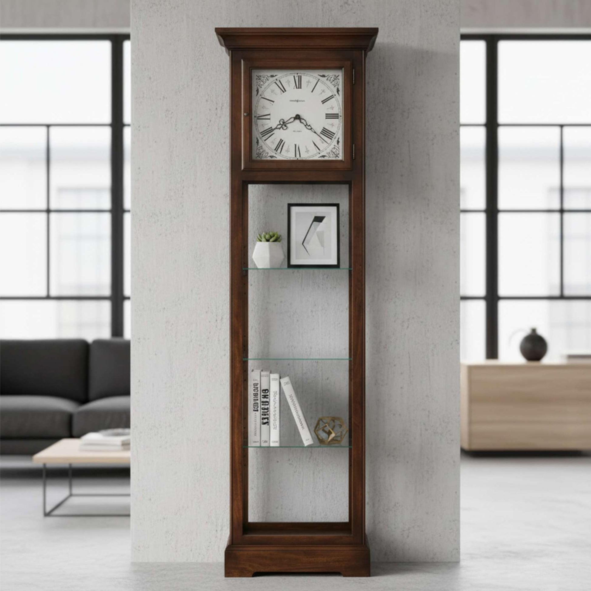 Horloge grand-père Le Rose
