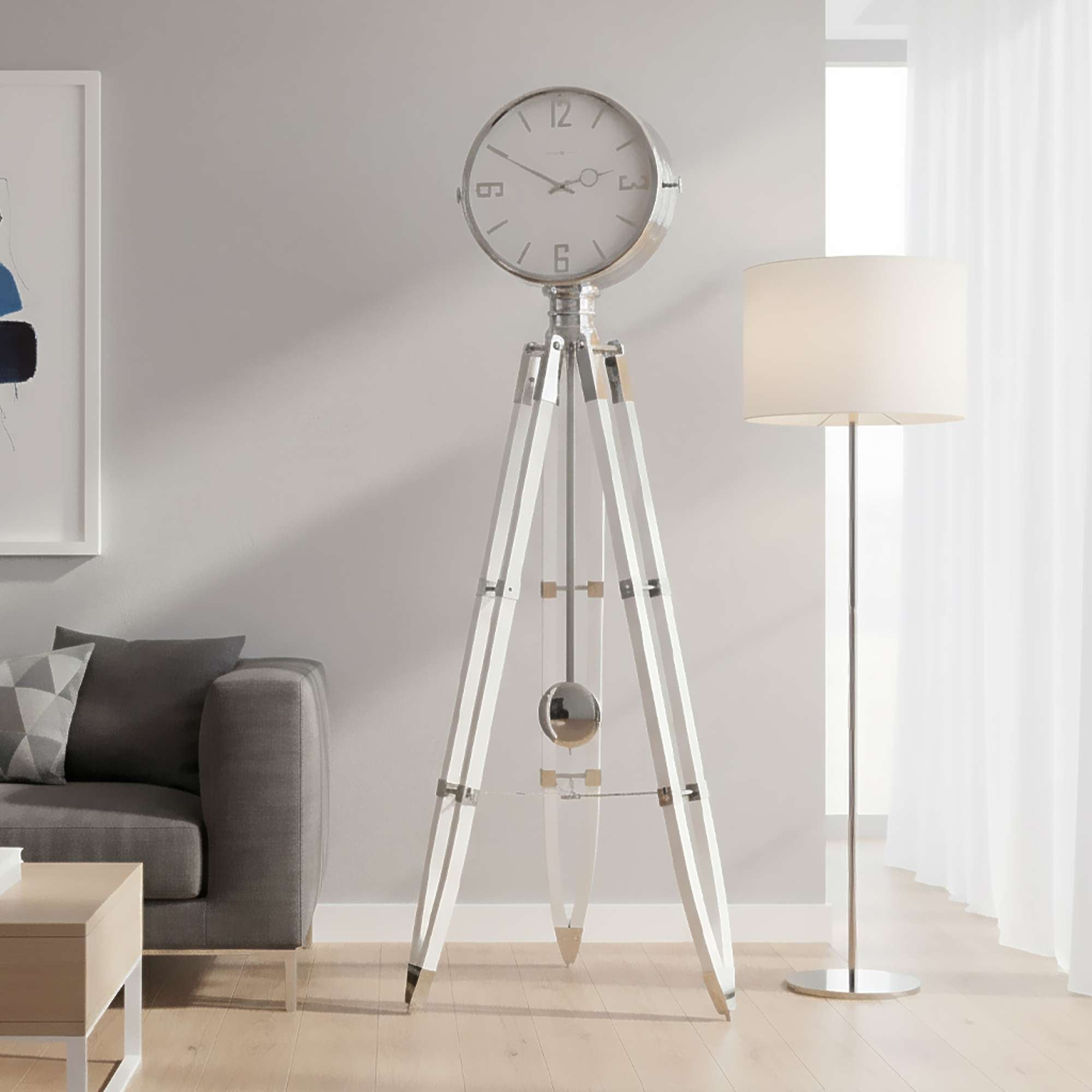 Chaplin III Tripod Grandfather Clock