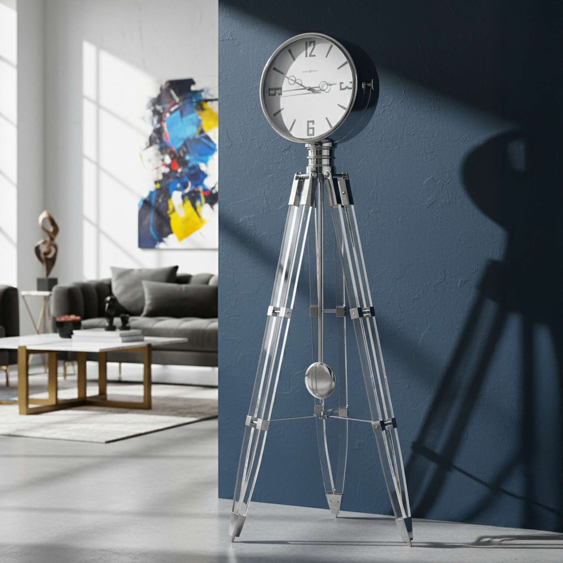 Horloge grand-père en acrylique Chaplin V