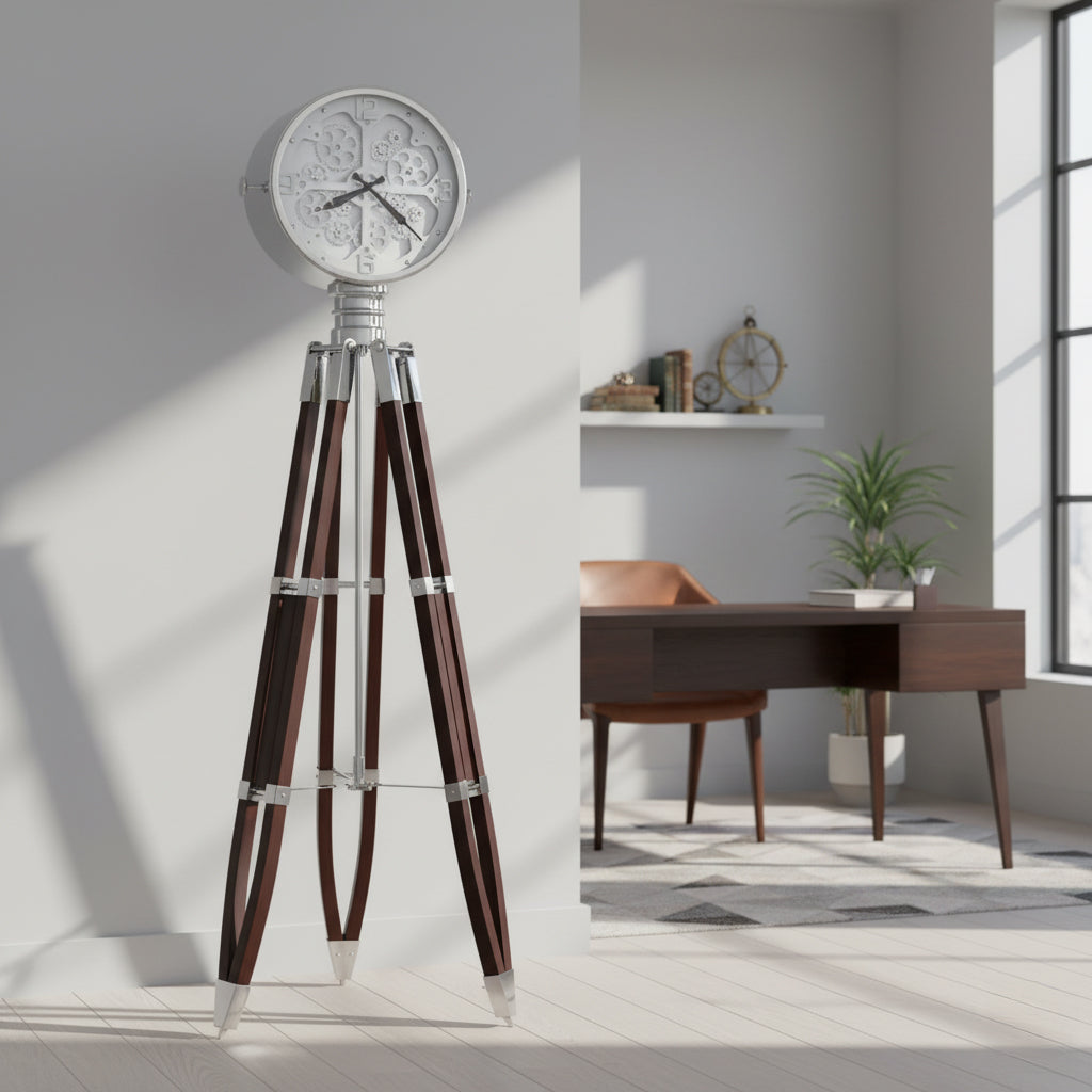 Caspian Tripod Grandfather Clock
