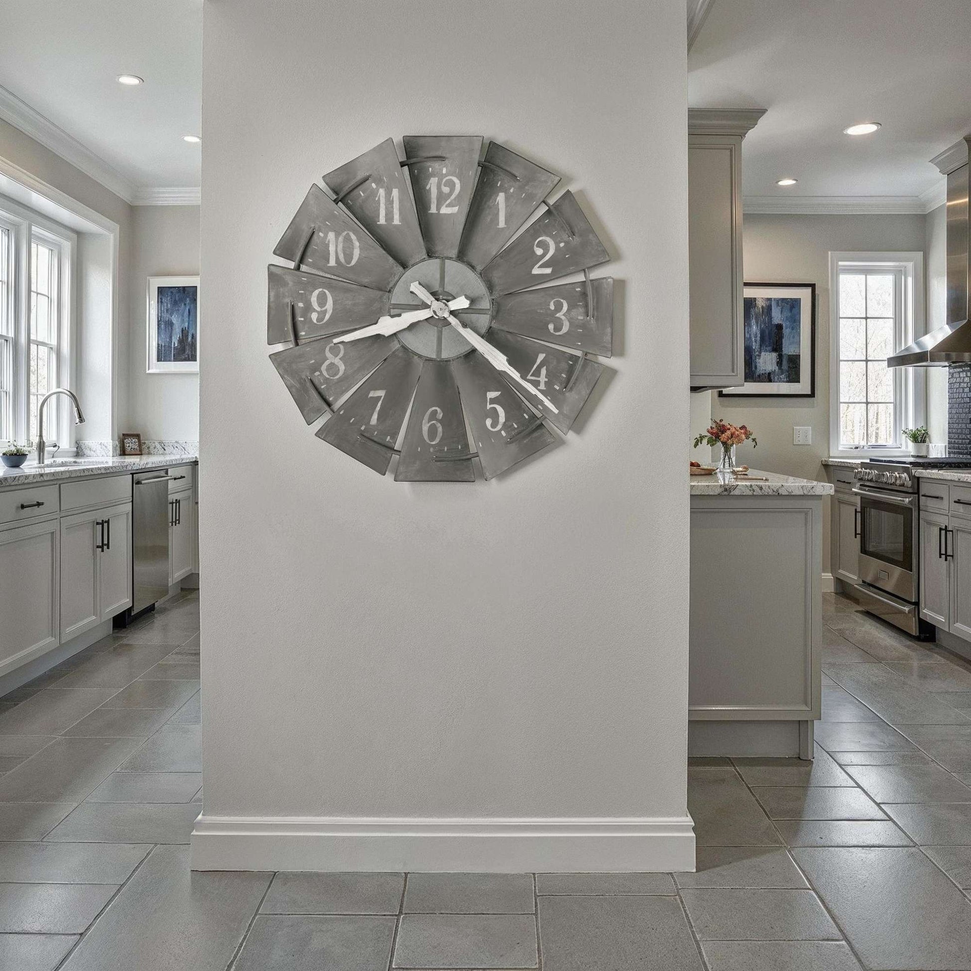 Windmill Wall Clock