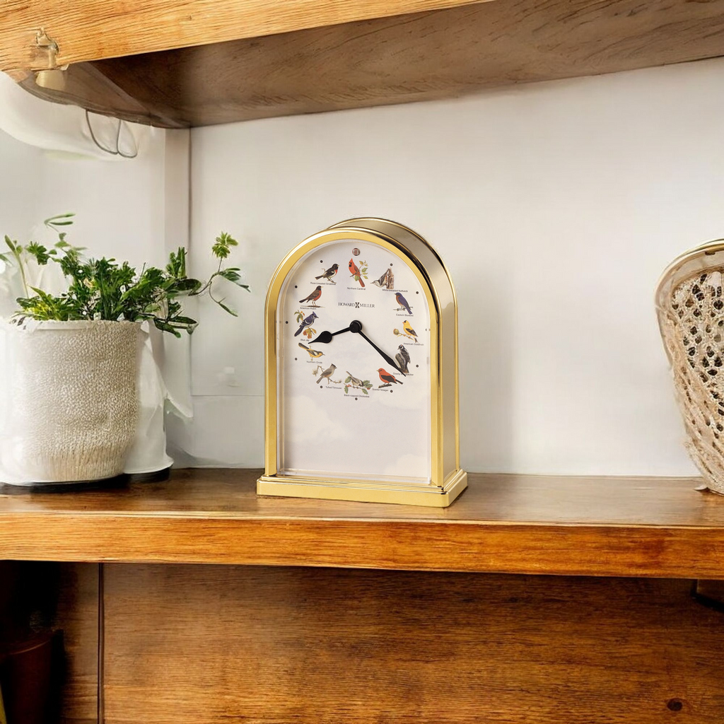 Horloge de table Oiseaux chanteurs d'Amérique du Nord III