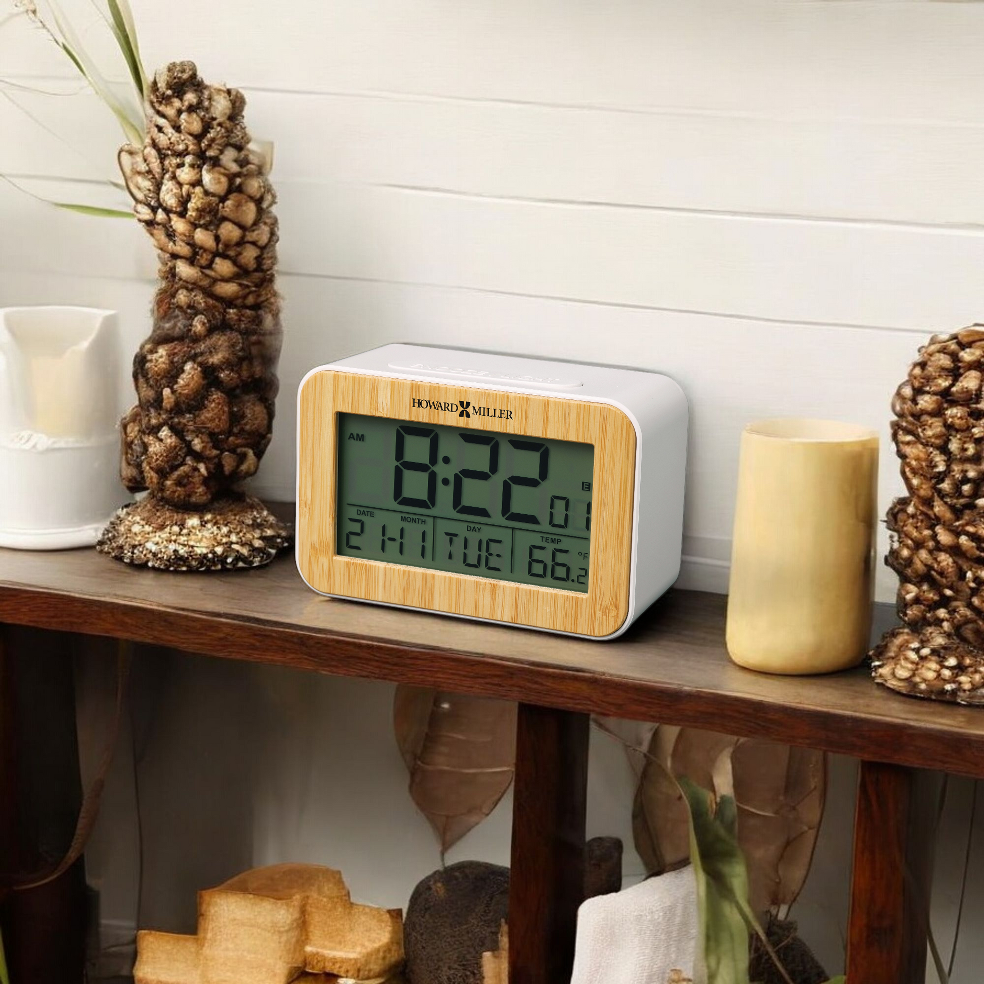Bamboo Box Alarm Clock