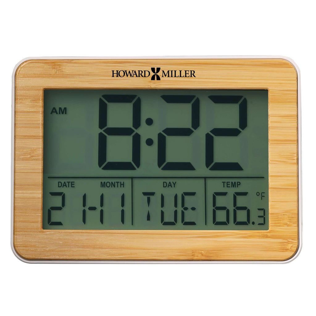 Bamboo Frame Alarm Clock