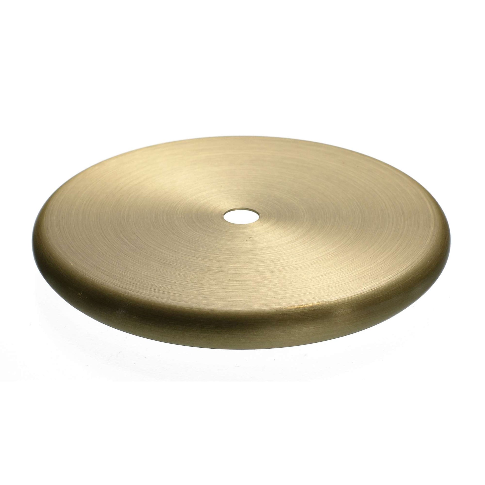 Bouchon de poids rond en laiton antique/satiné