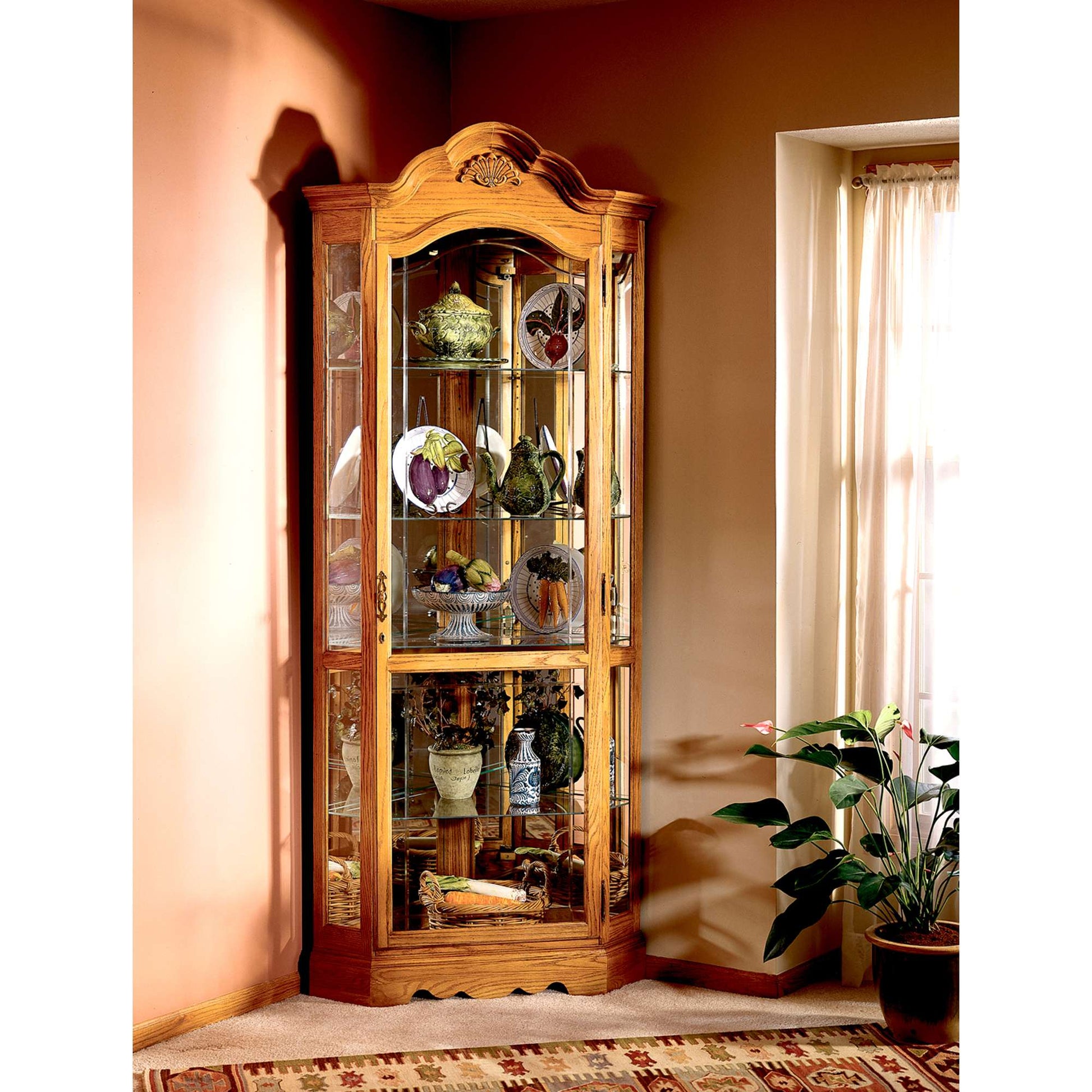 Armoire à curiosités d'angle Wilshire