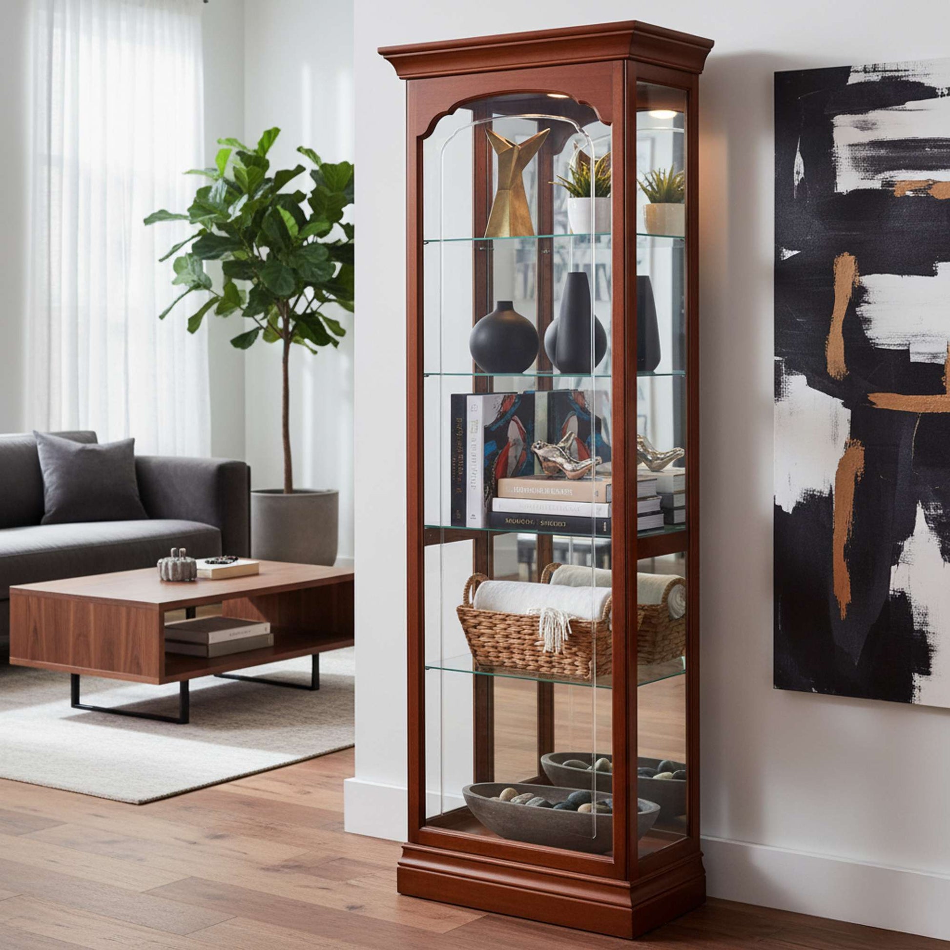Portland Curio Cabinet