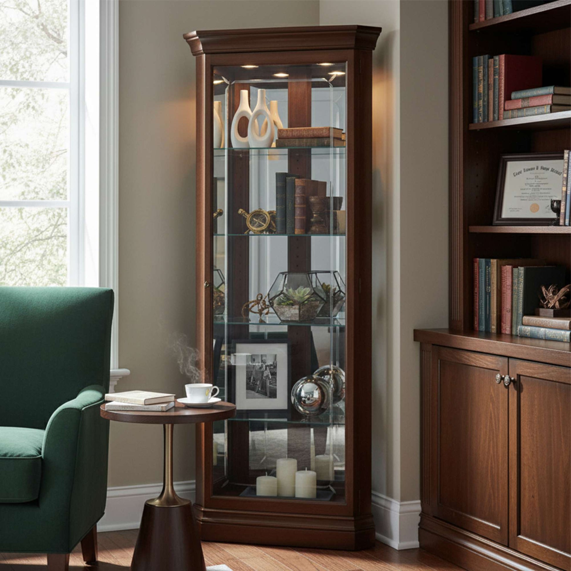 Jennings Corner Curio Cabinet