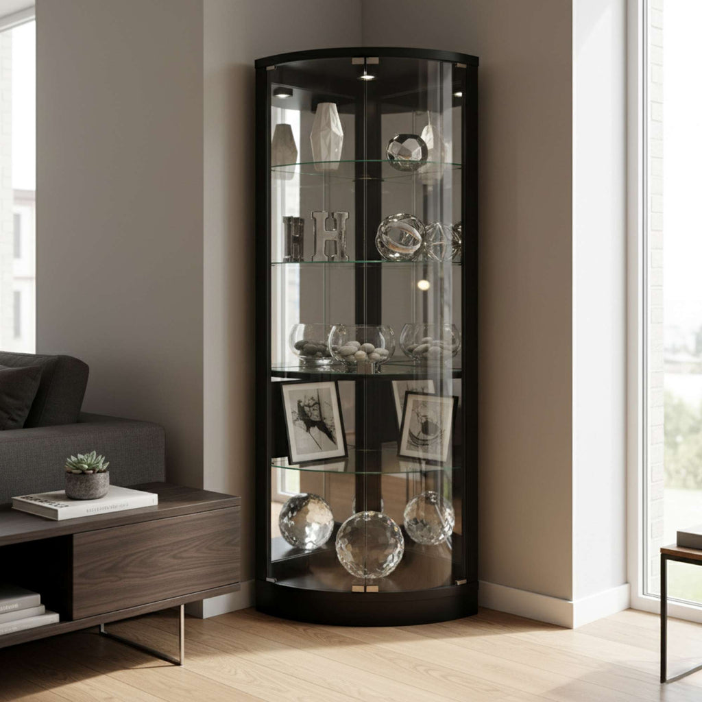 Jaime Corner Curio Cabinet