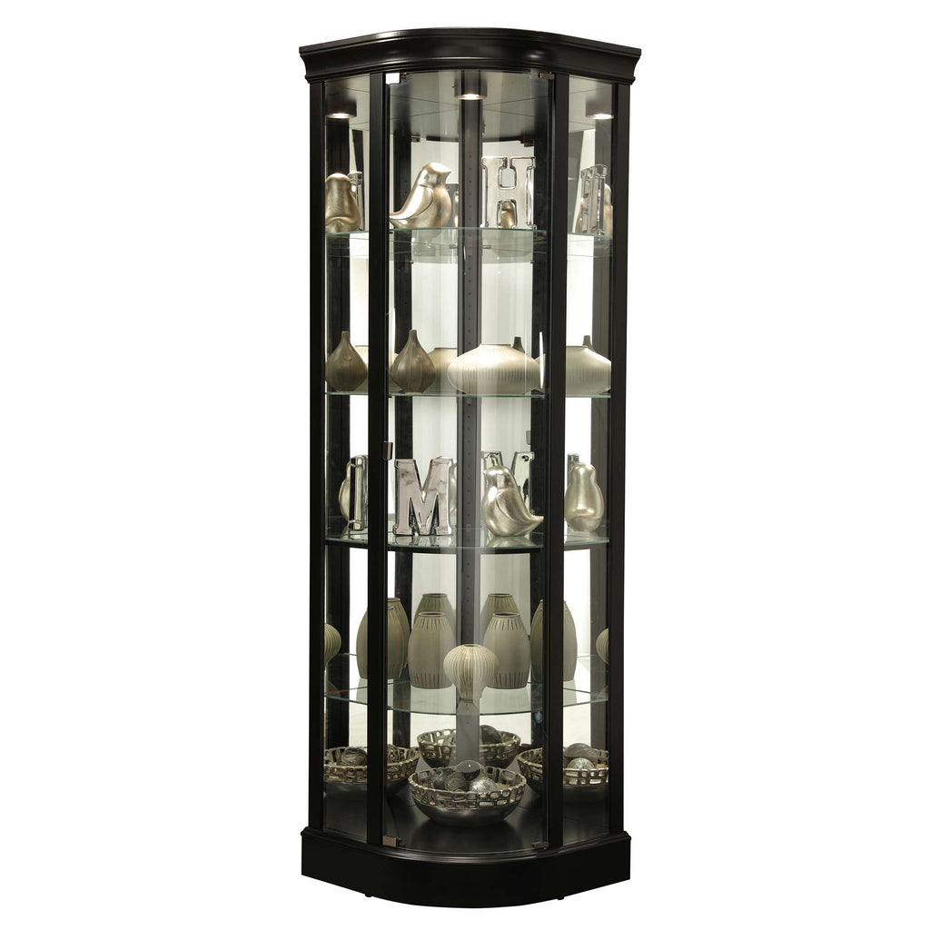 Marlowe II Corner Curio Cabinet