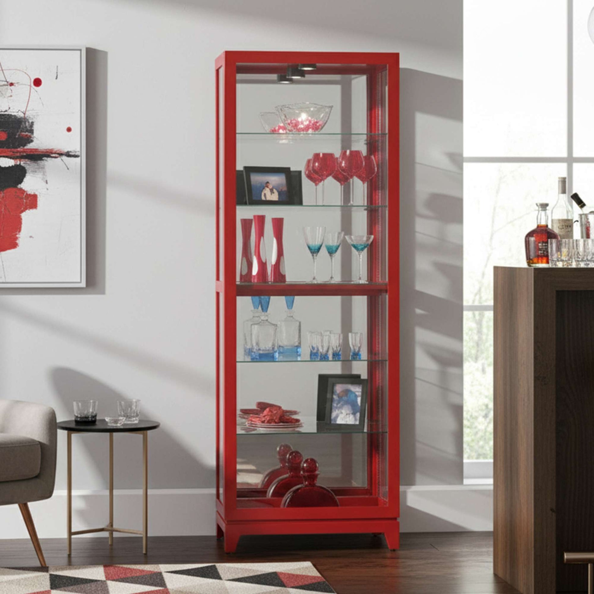 Luke V Curio Cabinet