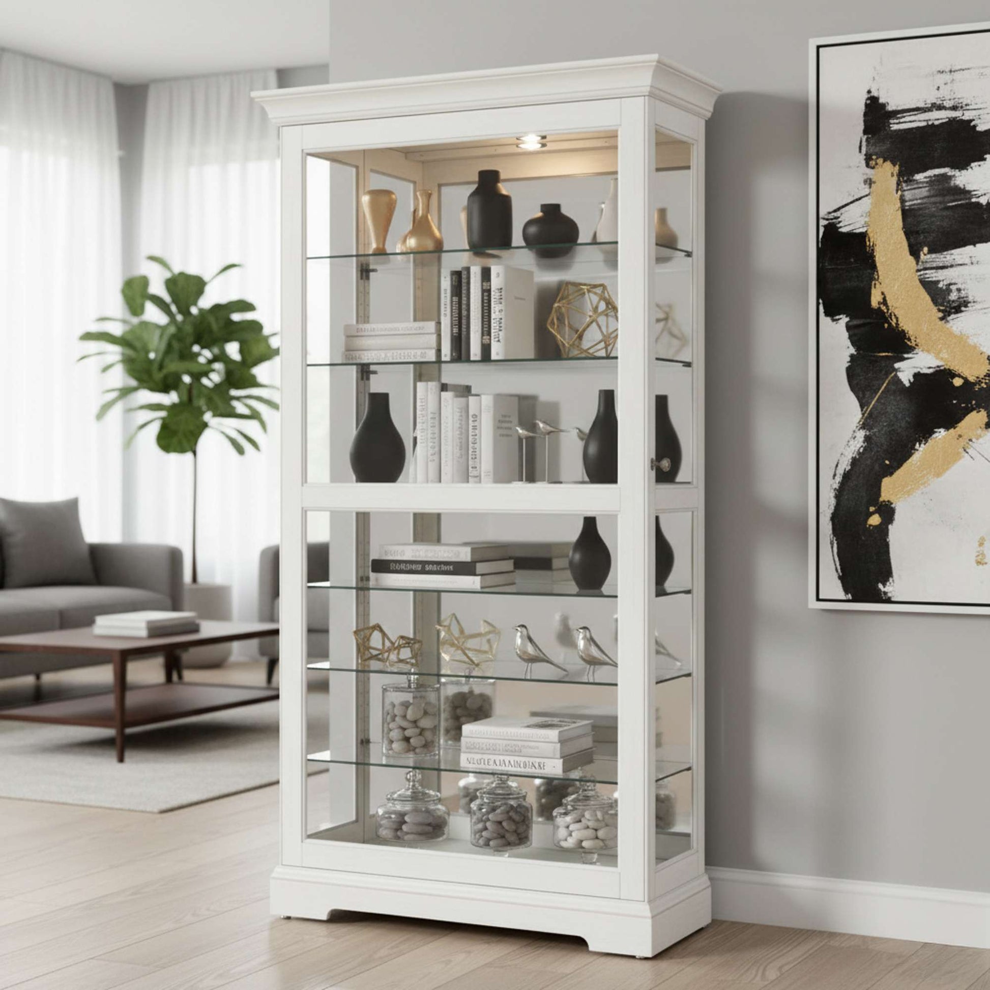 Tyler IV Curio Cabinet