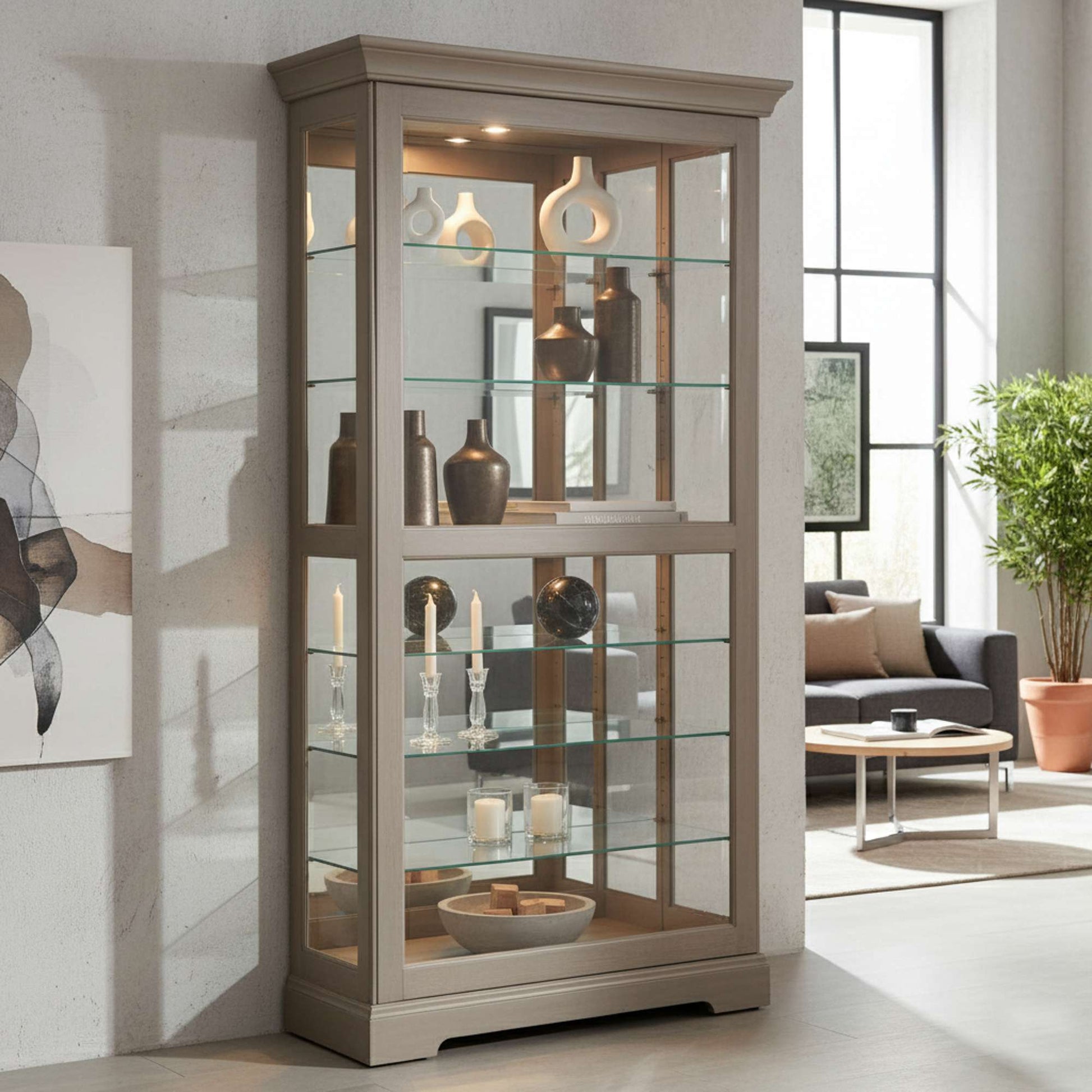 Tyler V Curio Cabinet