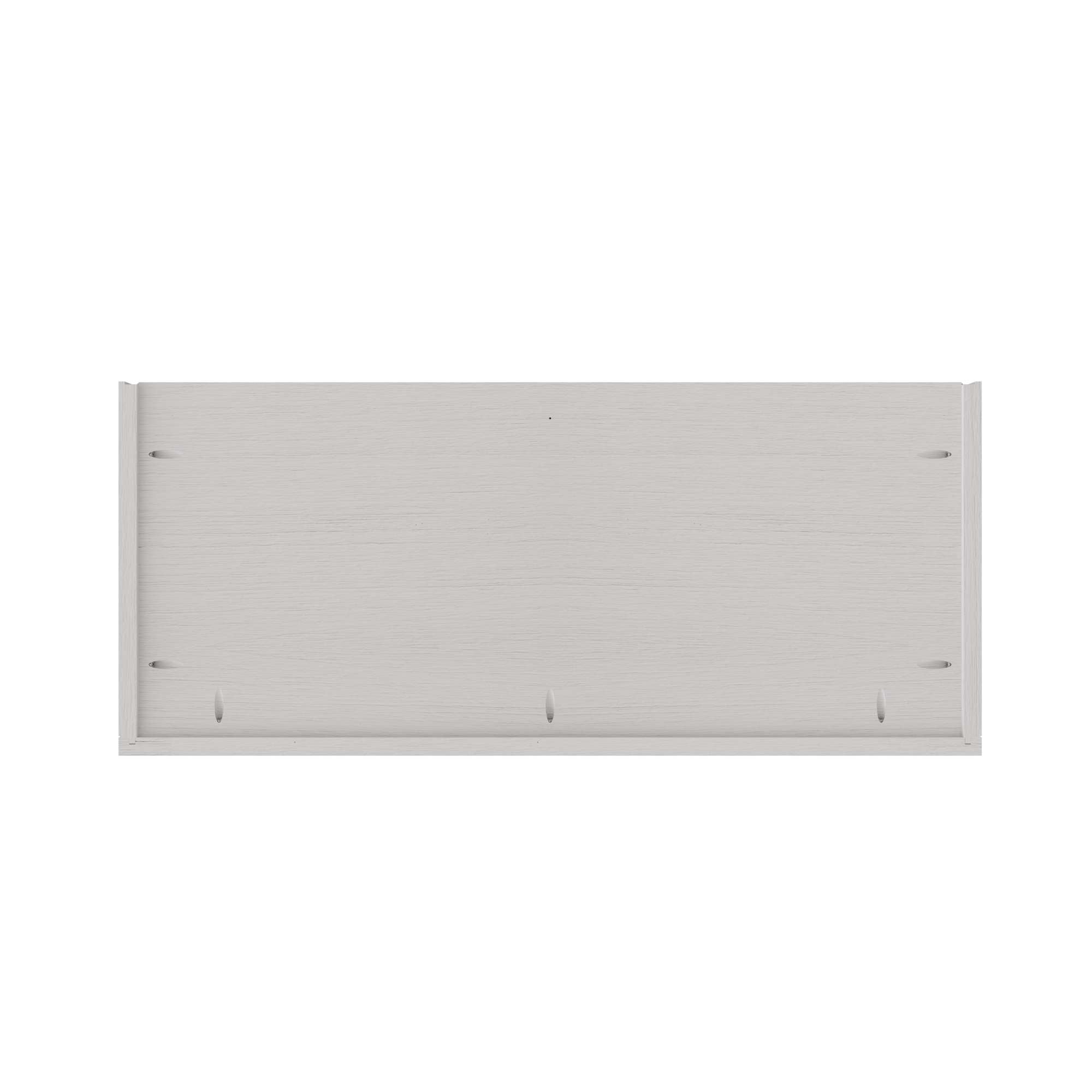 Simple light-colored wall panel with hooks
