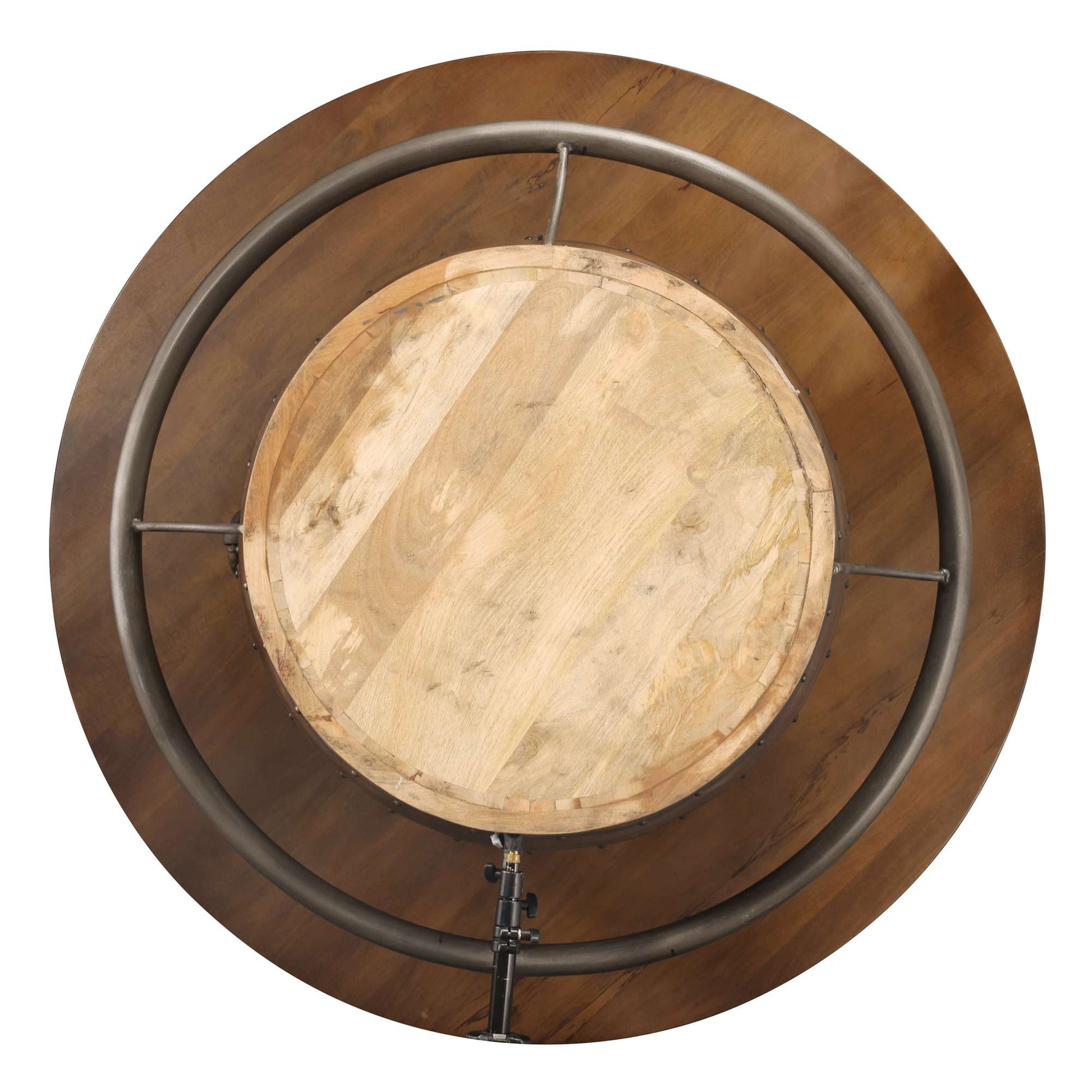 Table de pub en tonneau de whisky