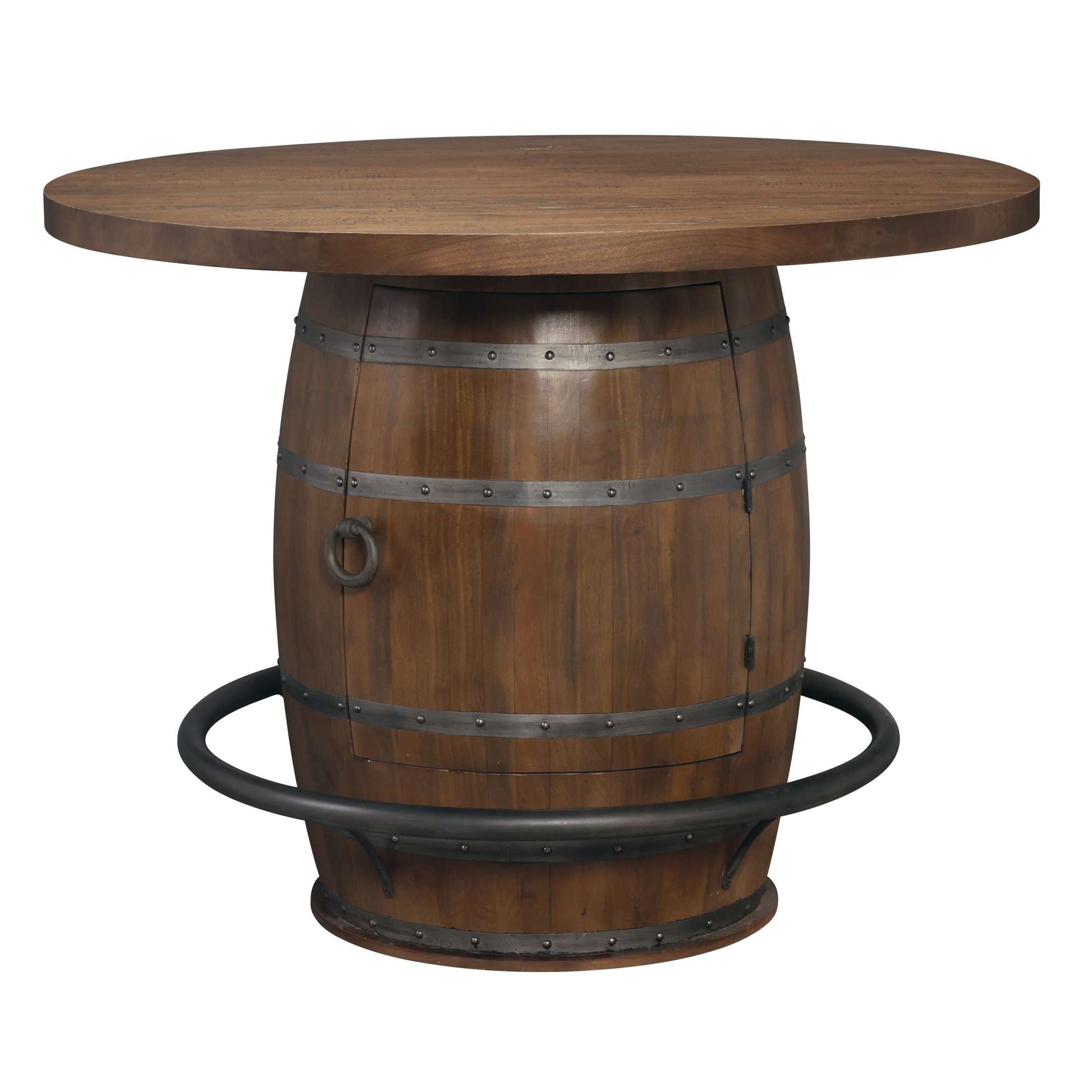 Table de pub en tonneau de whisky