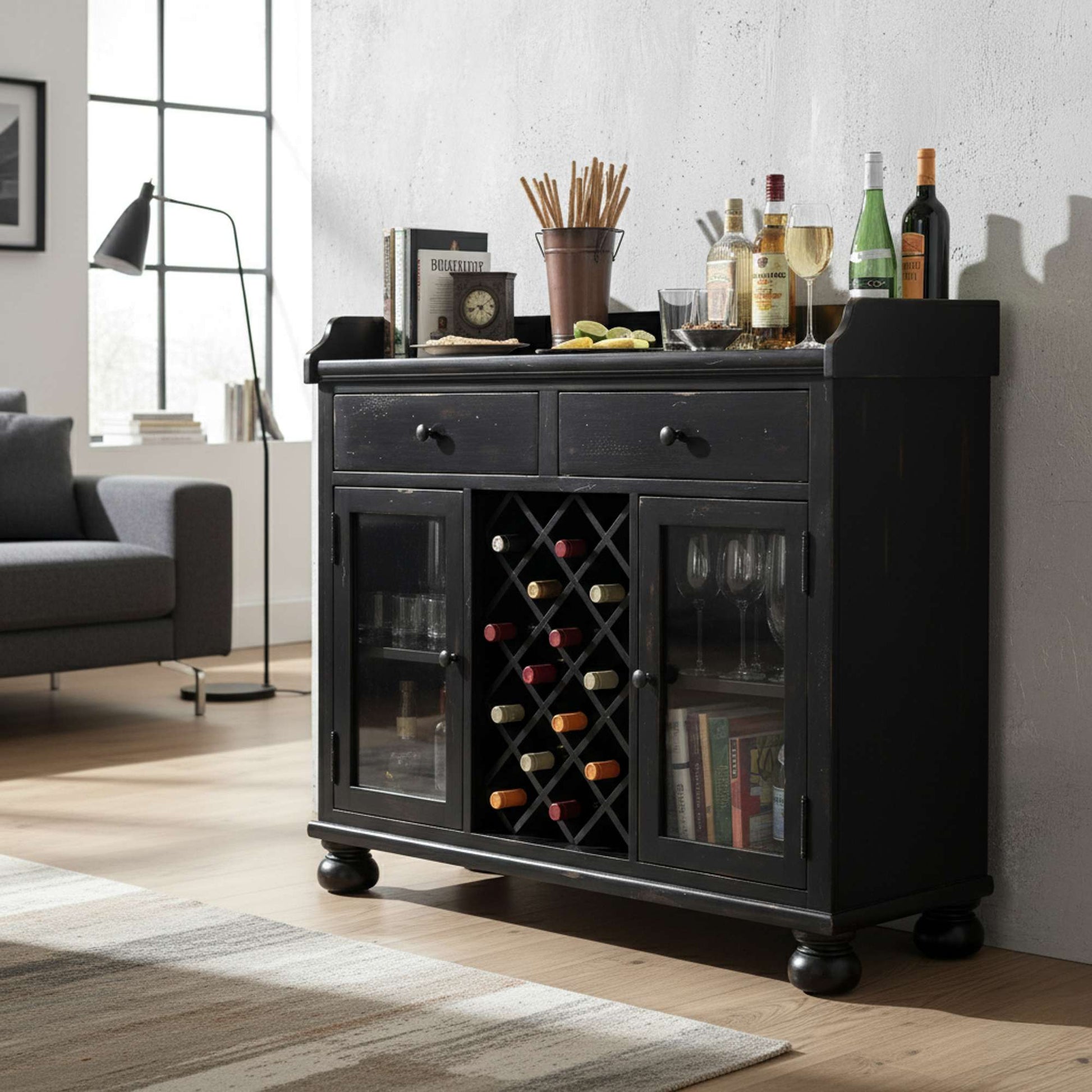 Cabernet Hill Wine Console