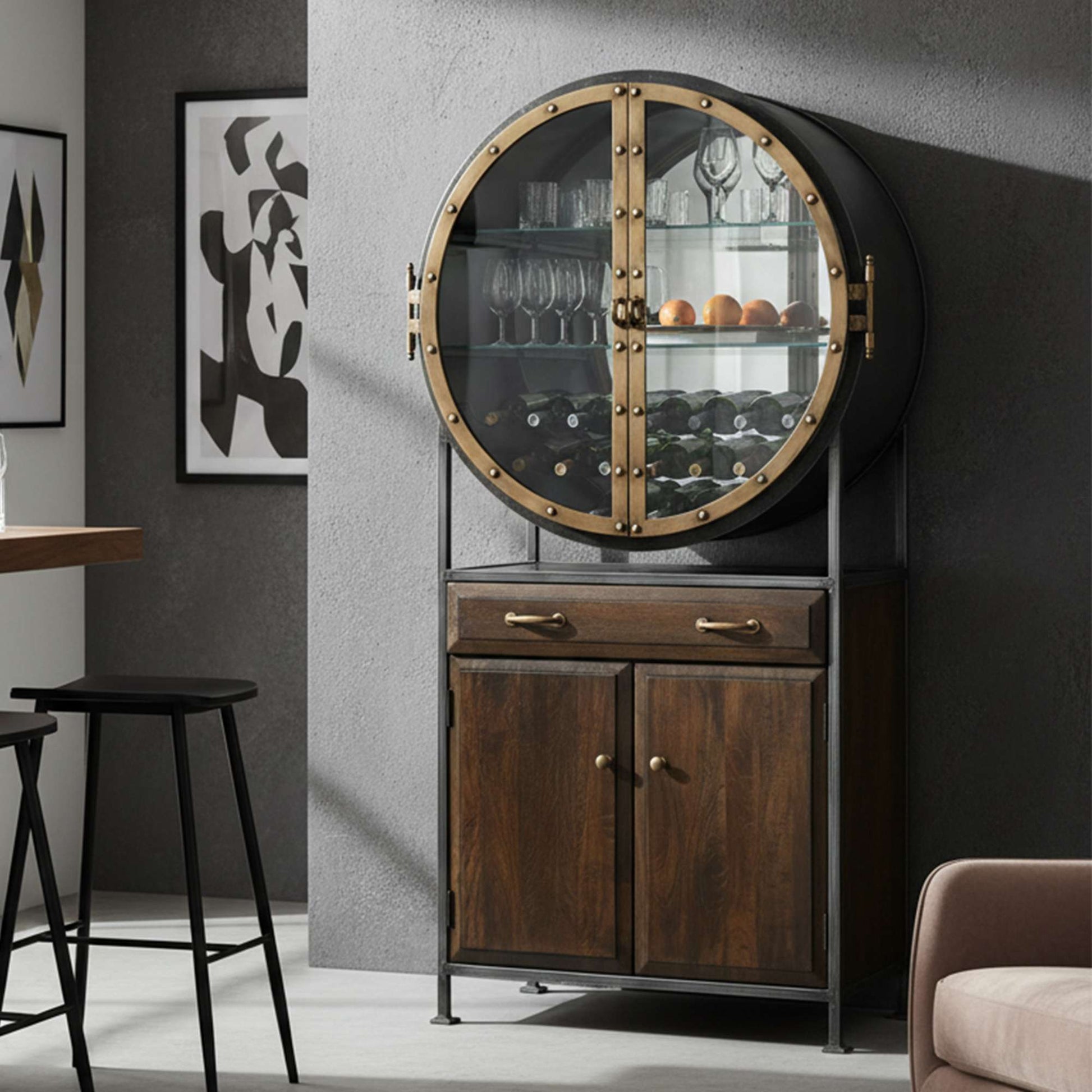Rob Roy Wine & Bar Cabinet