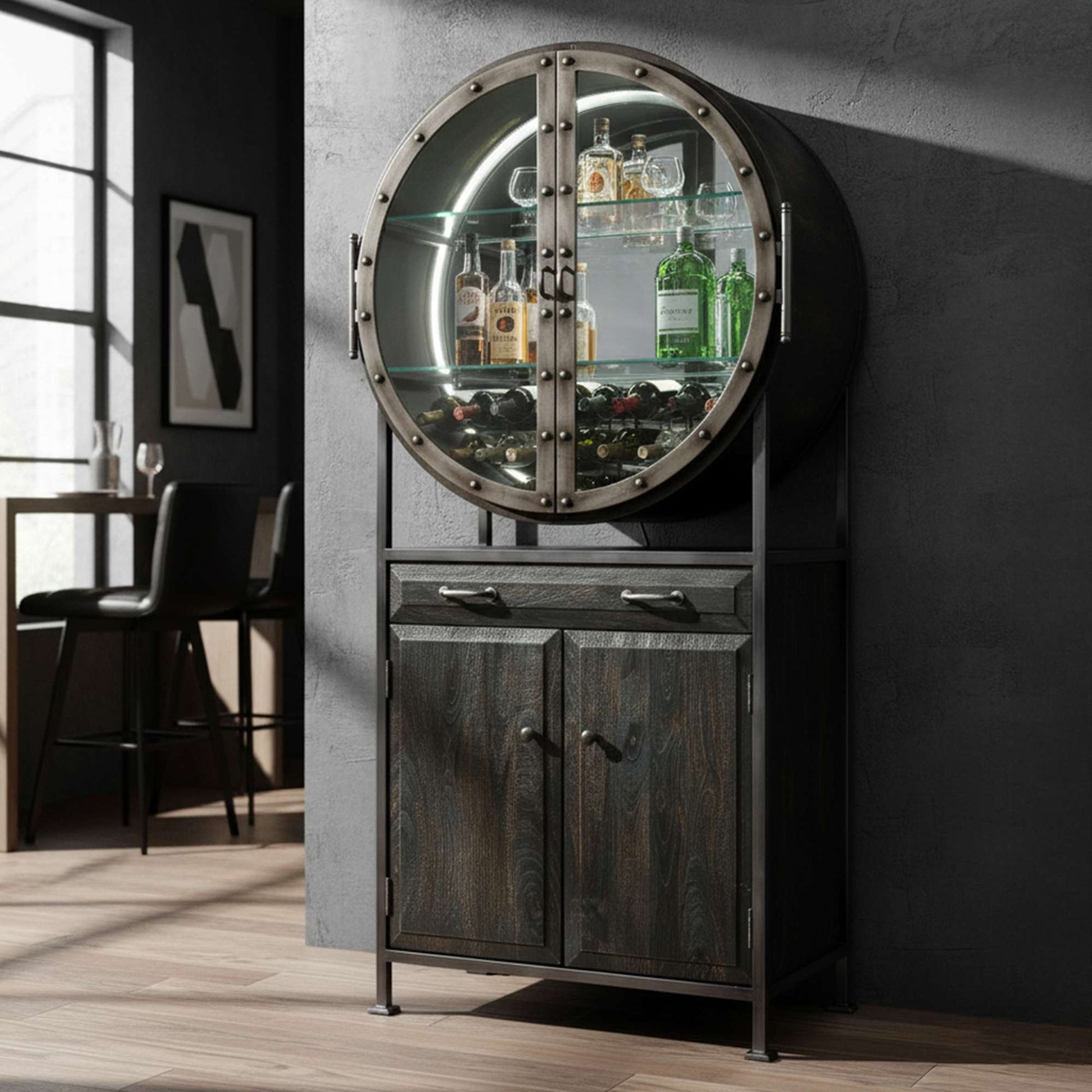 Rob Roy II Wine & Bar Cabinet