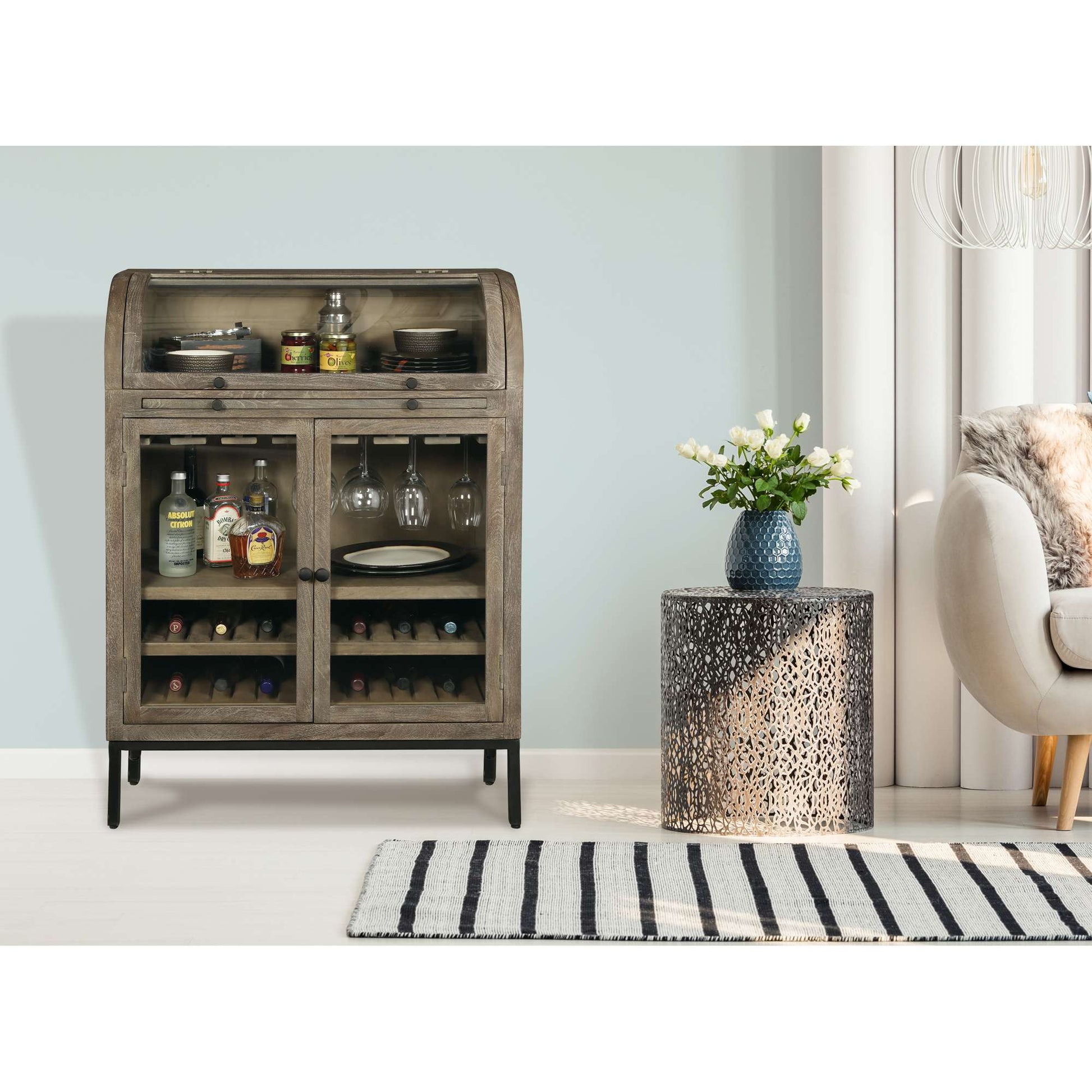 Paloma Wine & Bar Cabinet