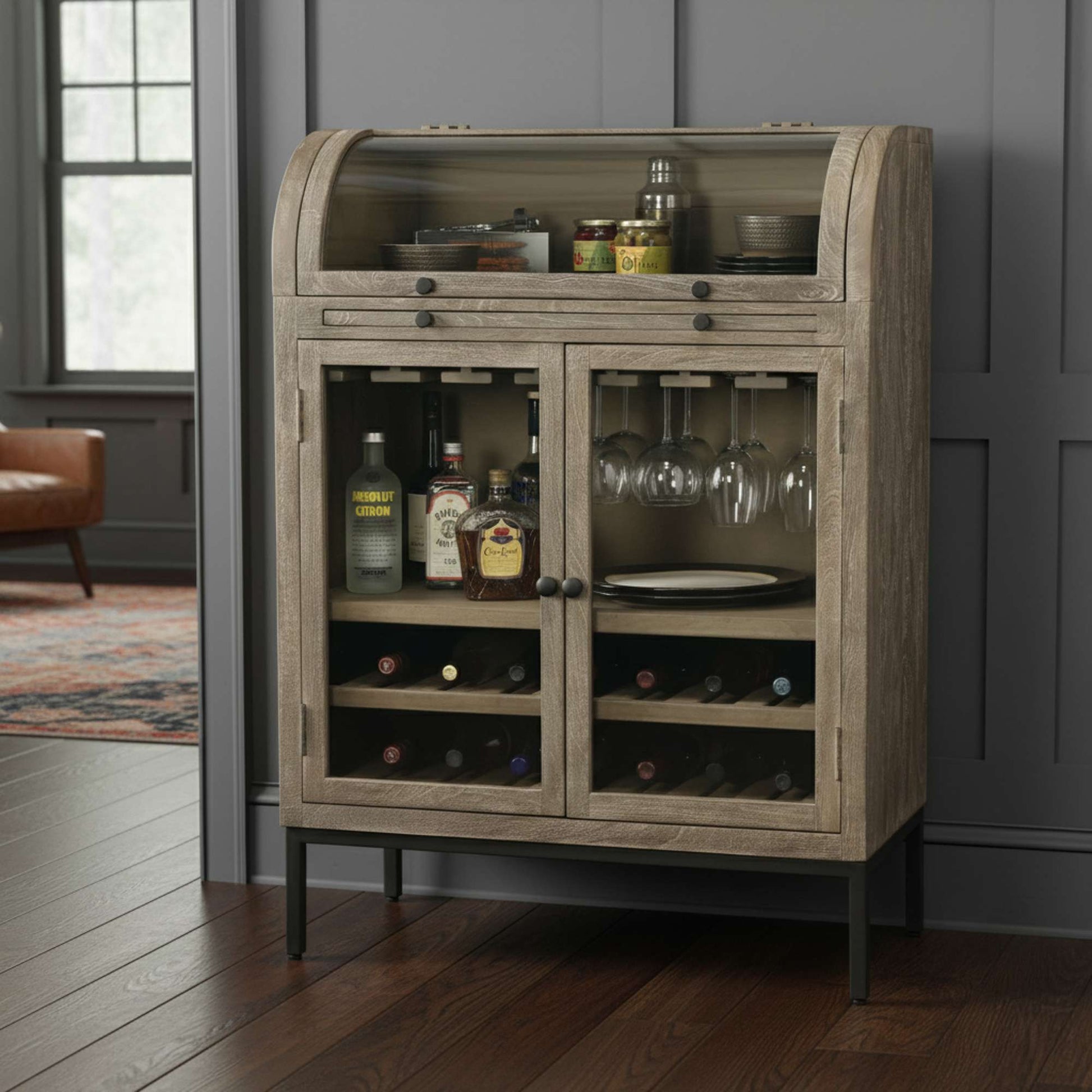 Paloma Wine & Bar Cabinet