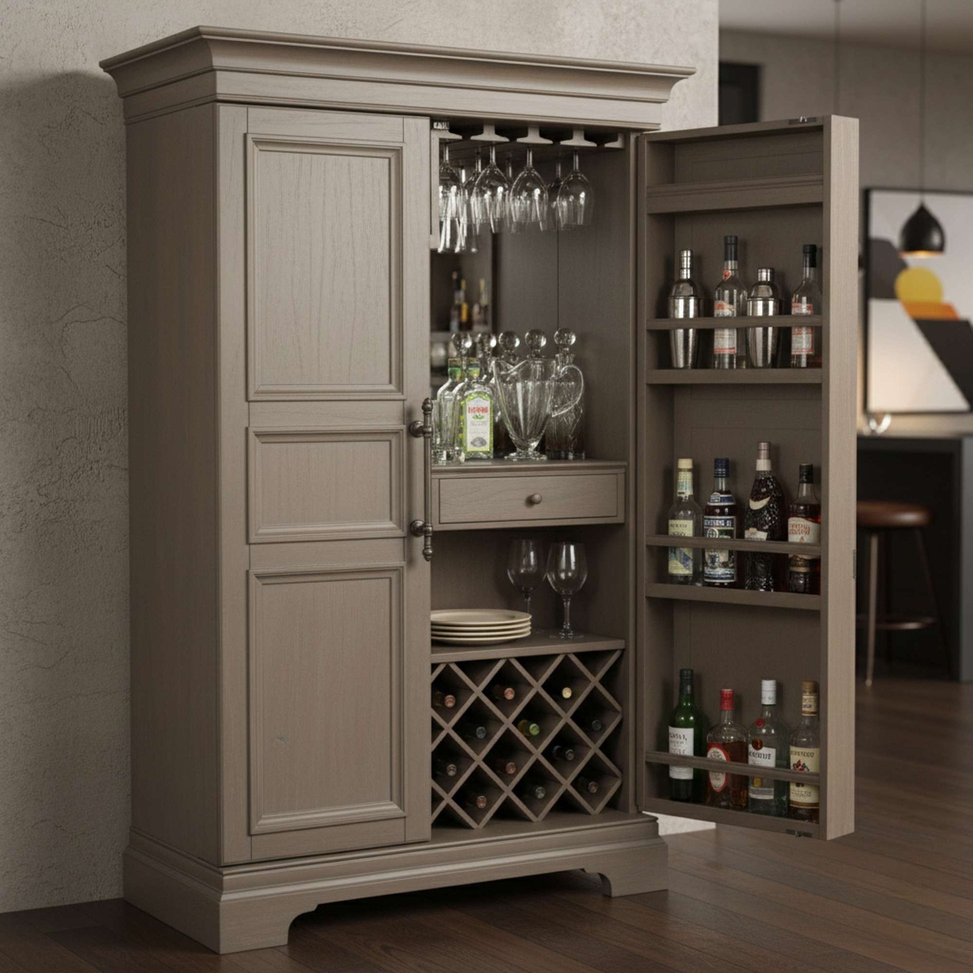 Passport Wine & Bar Cabinet