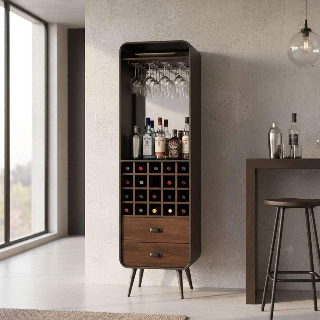 Aged Century Wine & Bar Cabinet