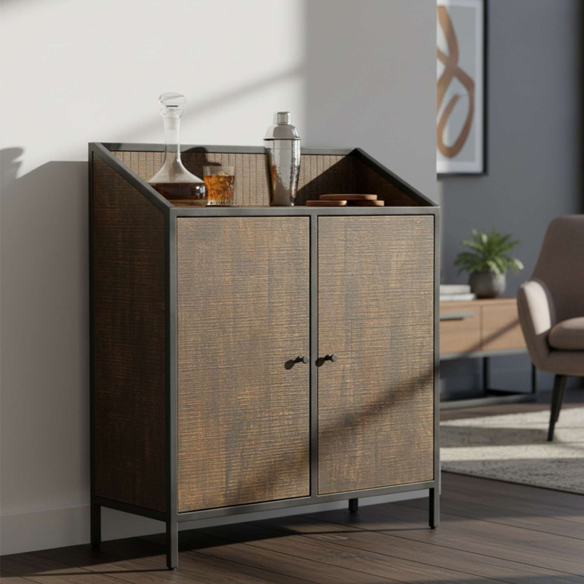 Rare Vintage Wine & Bar Console