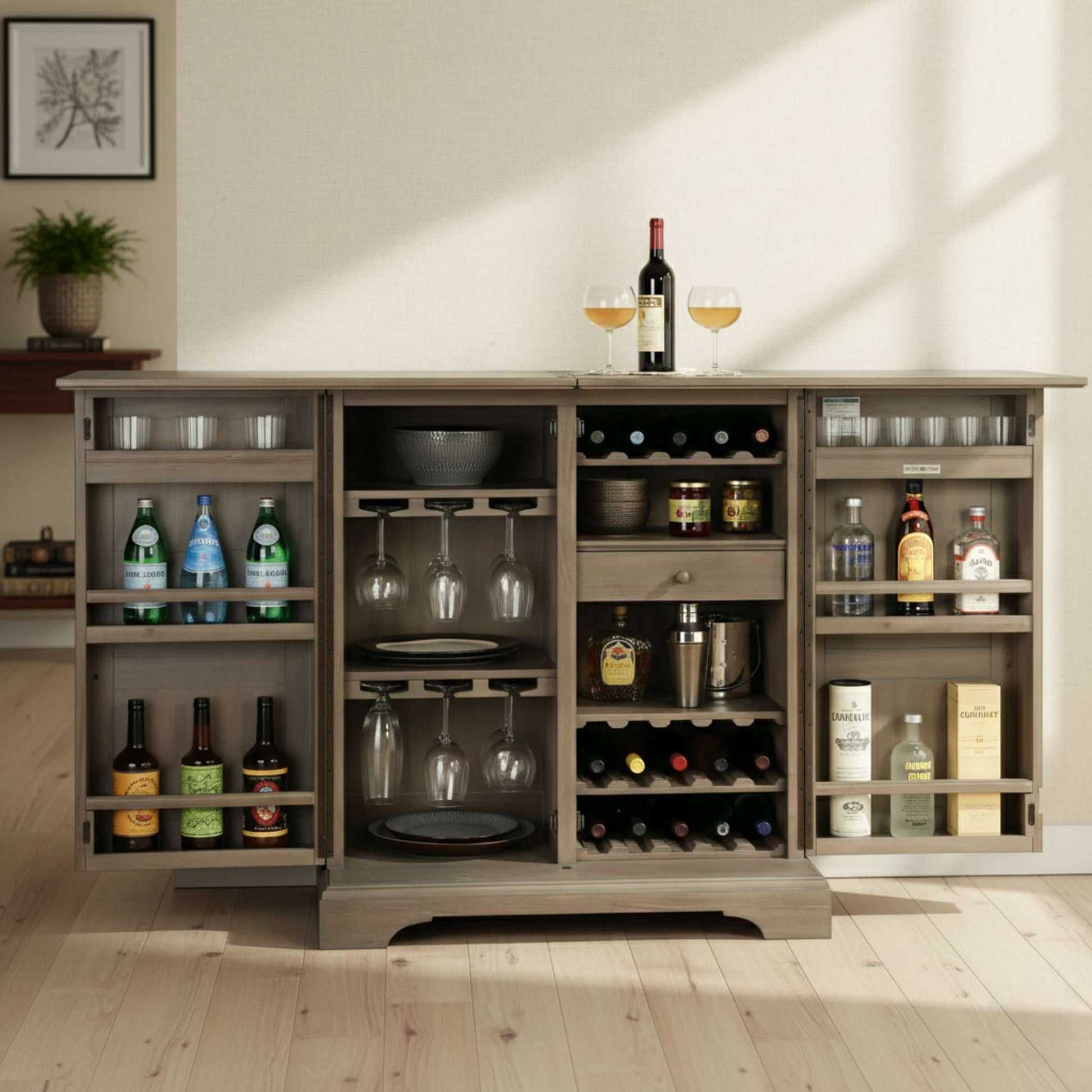 Passport Wine & Bar Console