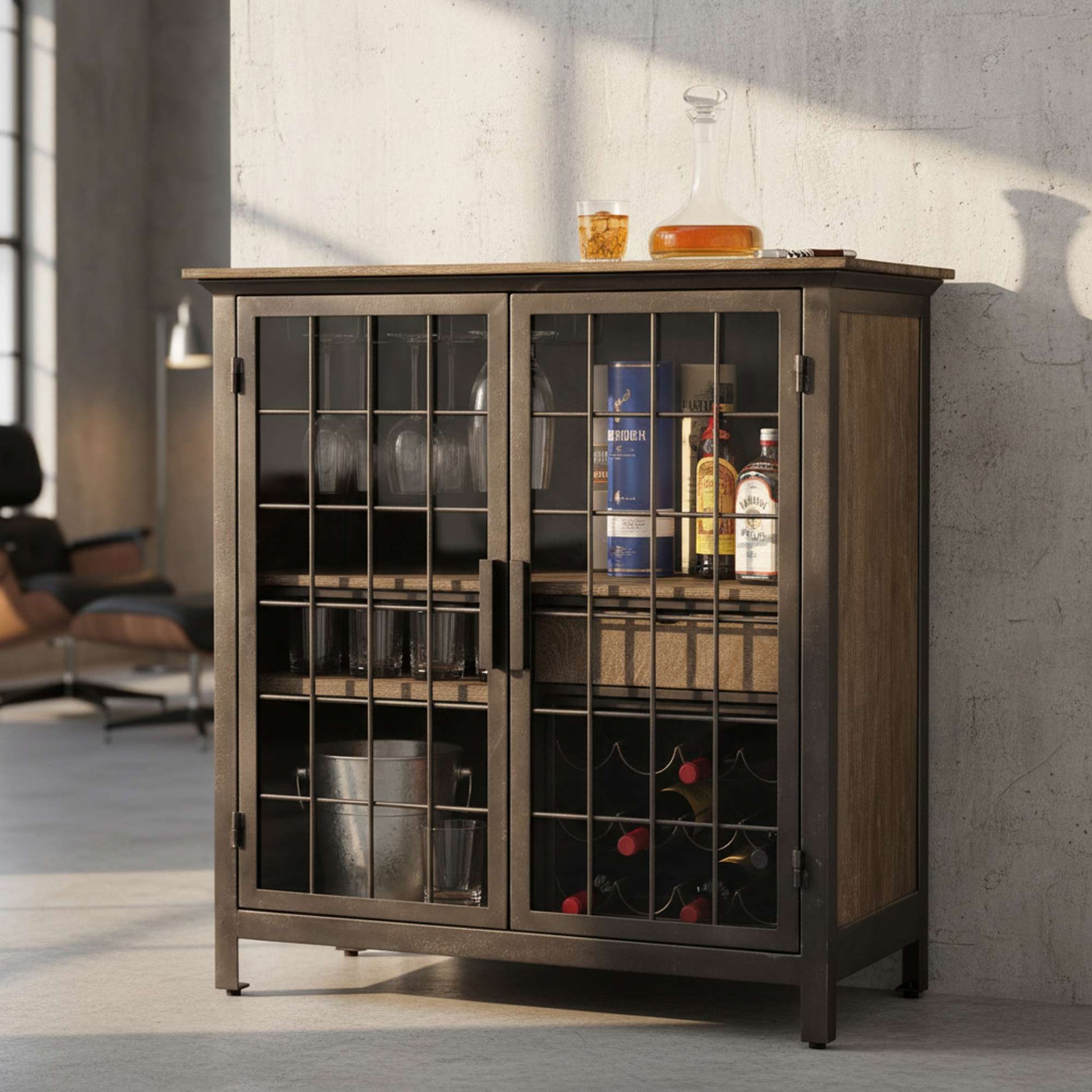 Andie Wine & Bar Cabinet