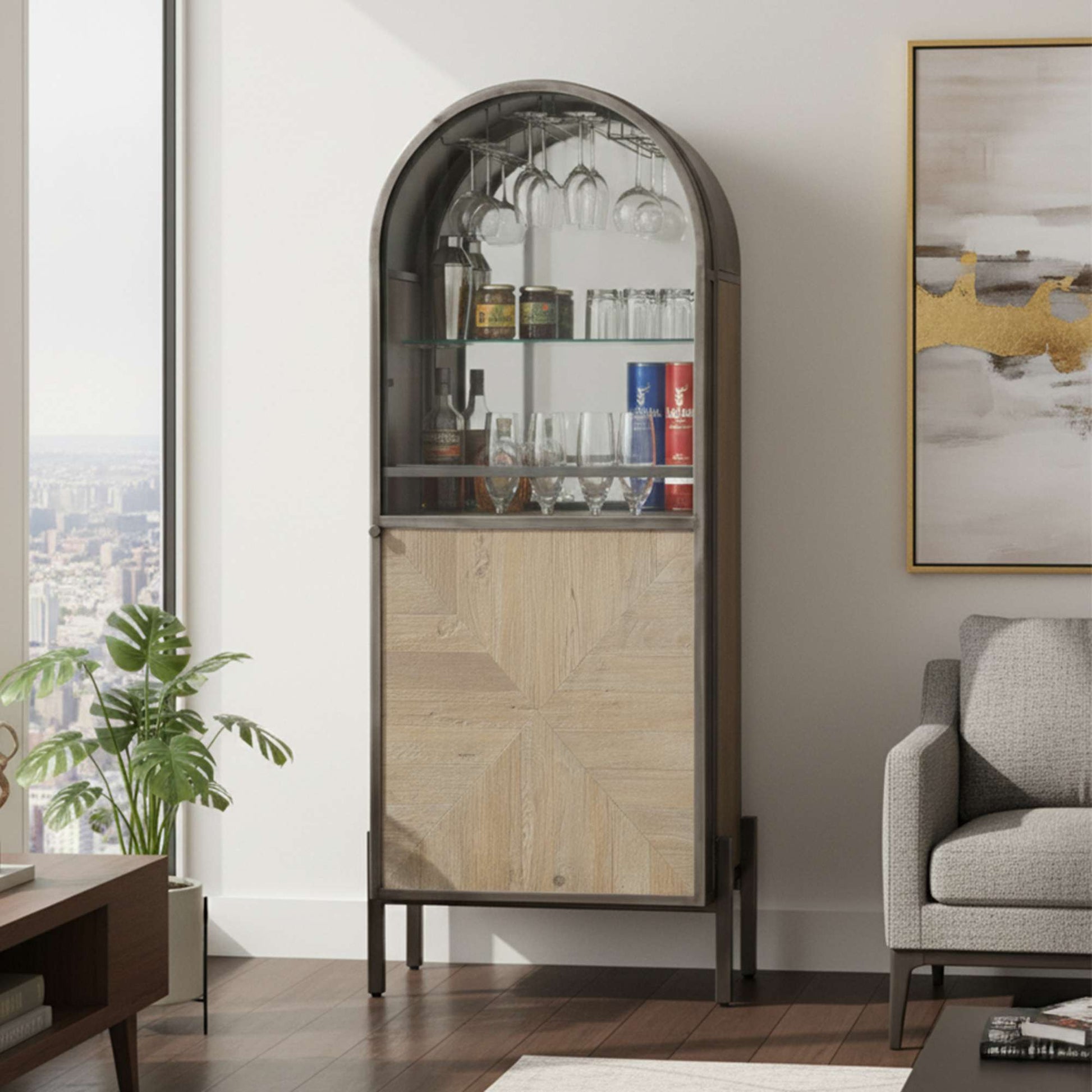 Ramses Wine and Bar Cabinet