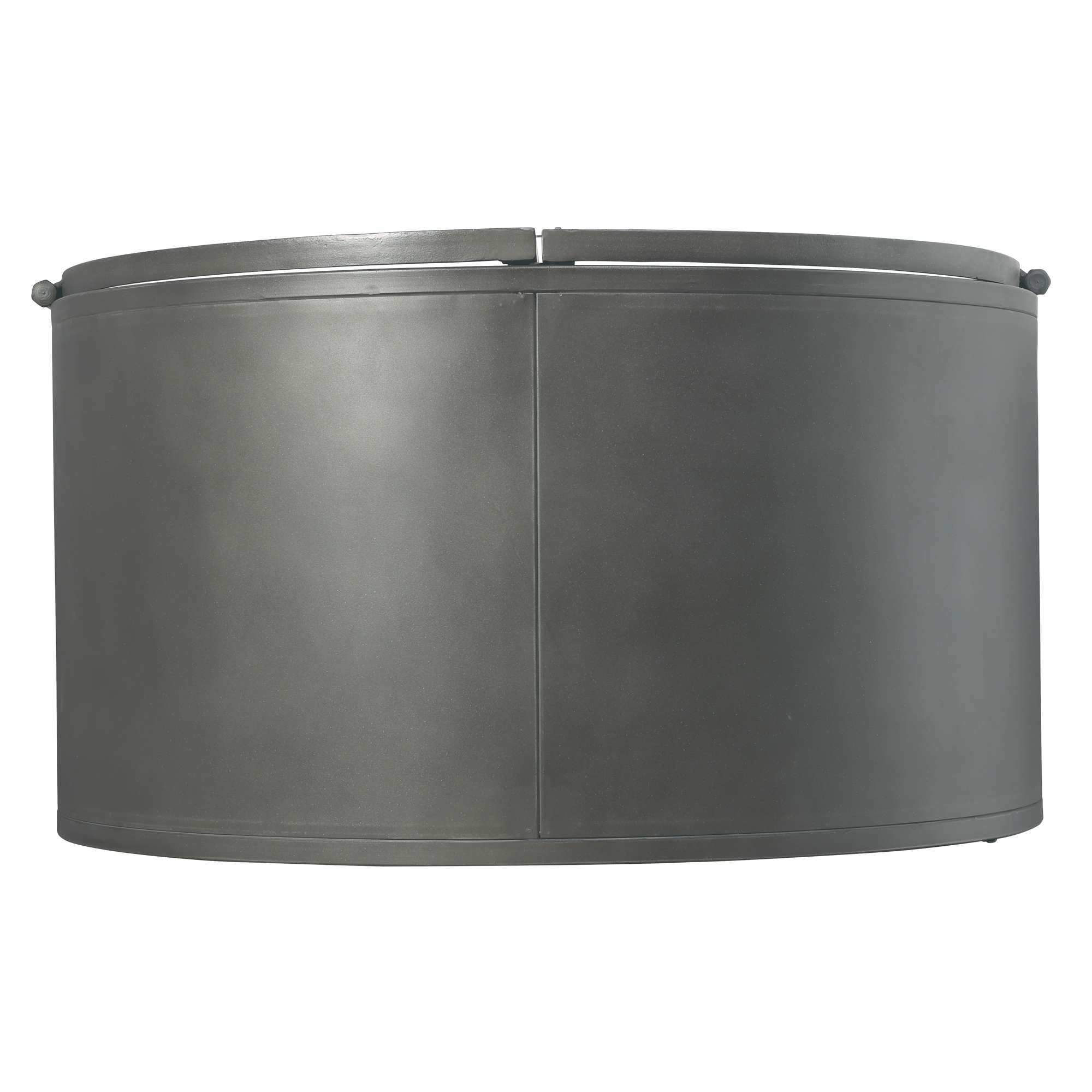 A cylindrical, metallic container with a smooth, matte finish.