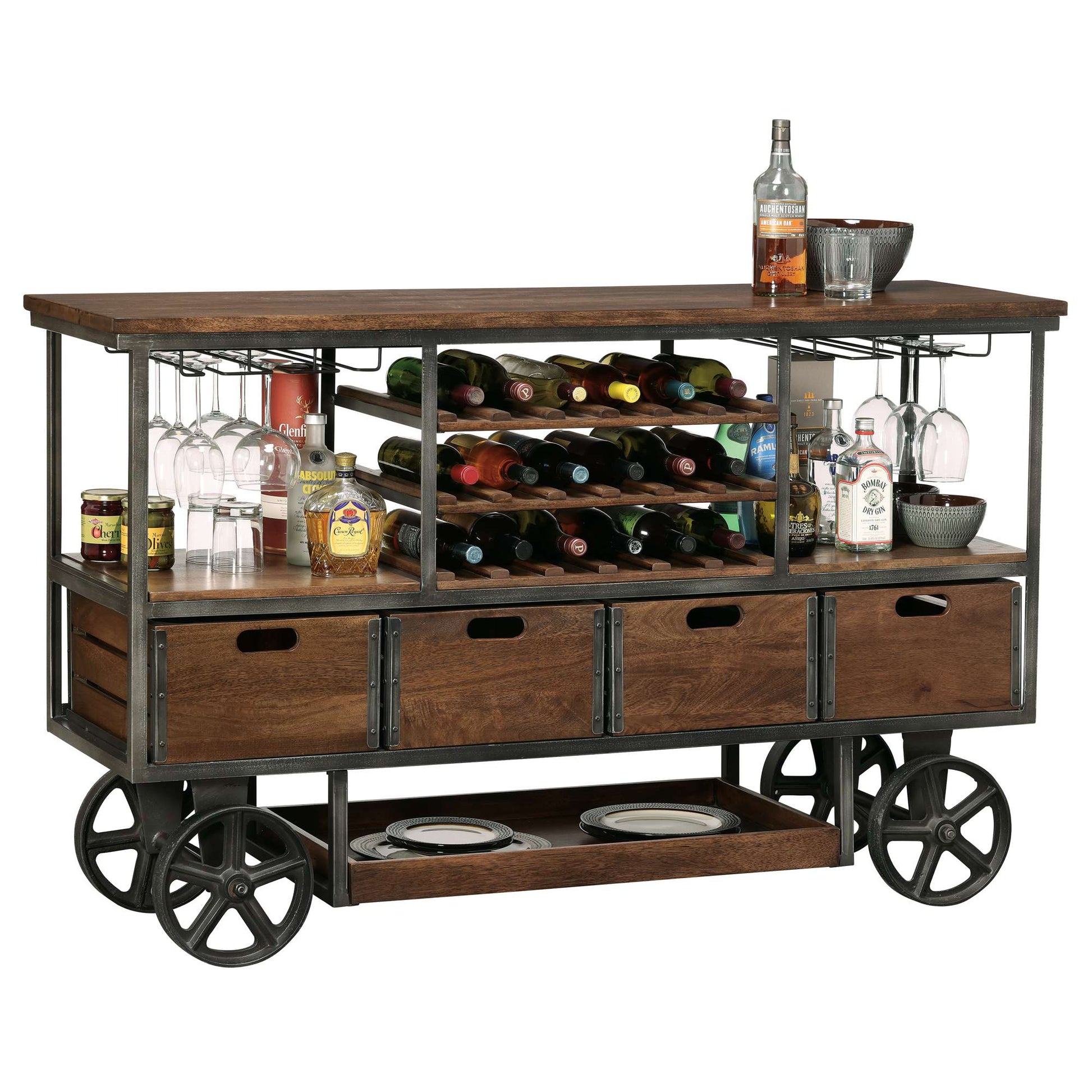 Budge Wine and Bar Cart