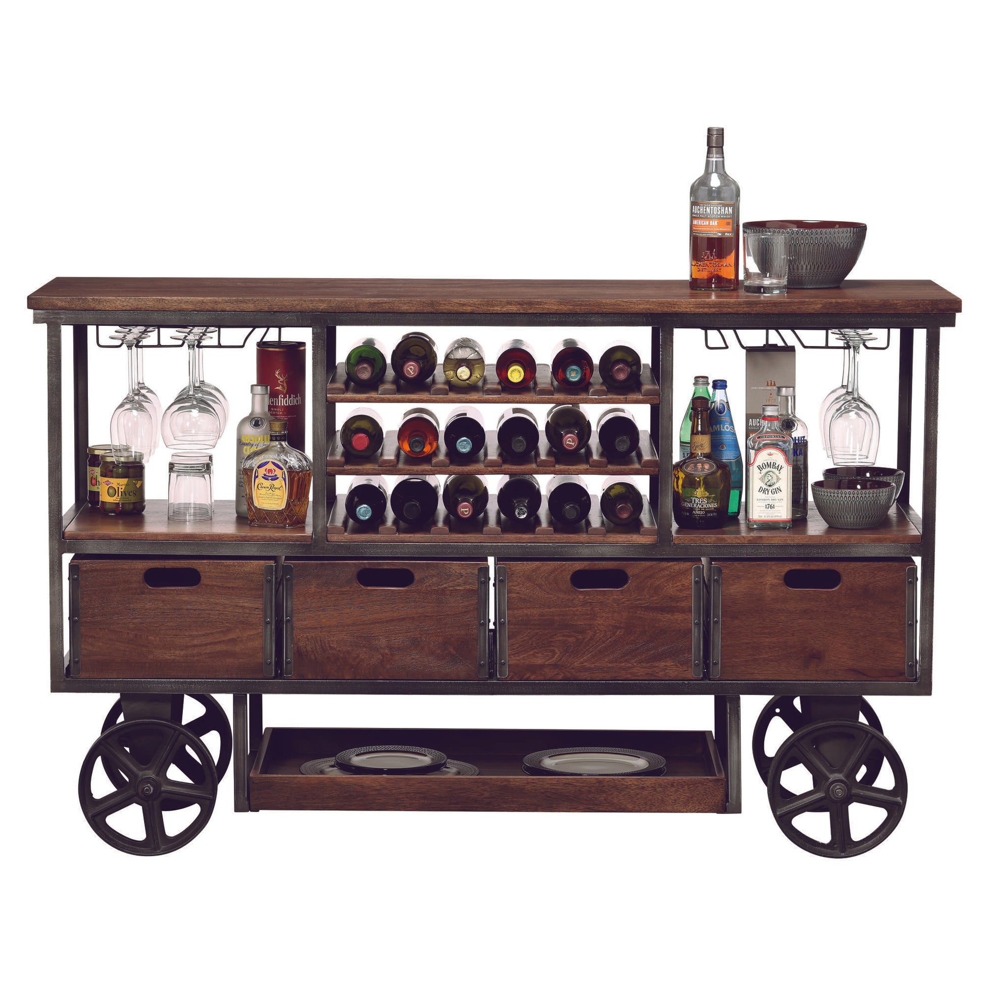 Budge Wine and Bar Cart